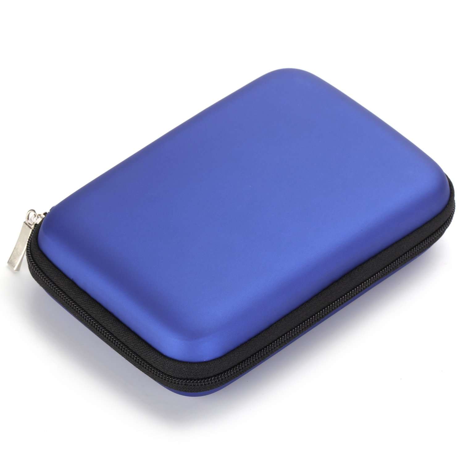 Bear Motion EVA Shockproof Carrying Travel Case for 2.5-Inch Portable External Hard Drive, GPS Camera and External Battery Pack - Blue 2