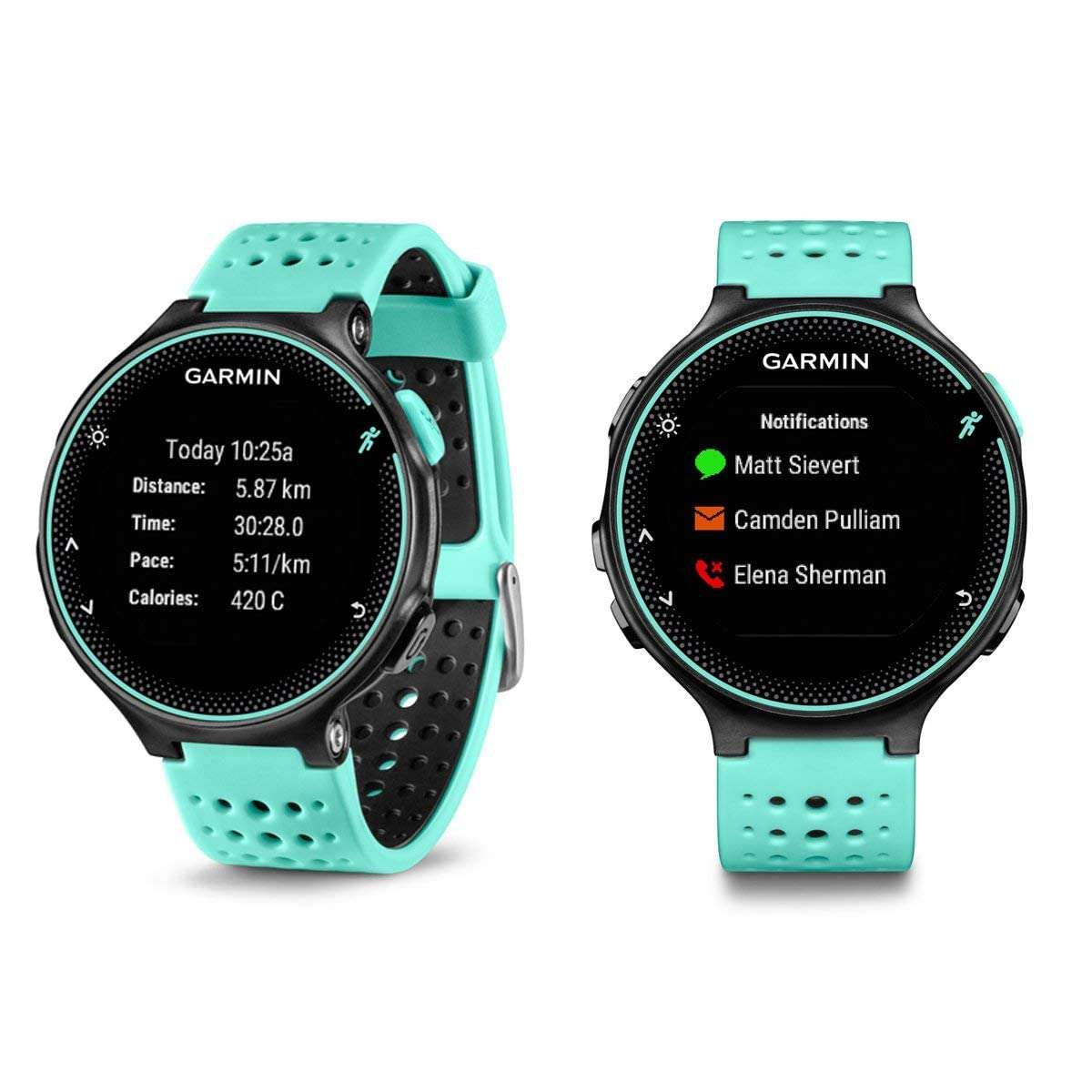 Garmin Forerunner 235, GPS Watch, NA/PAC, Black/Frost Blue, 010-03717-48 4