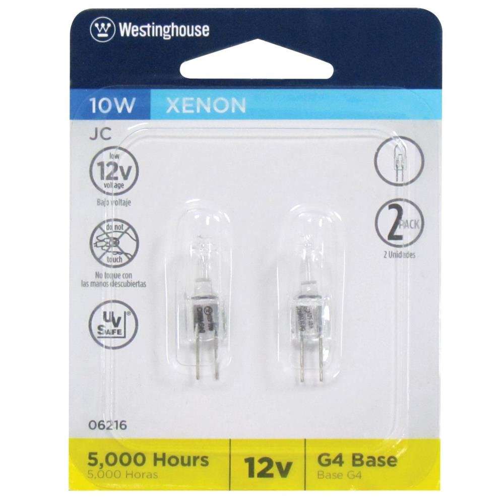 Westinghouse 0621600 Corp 10-watt T3 Xenon Bulb, Clear, 2-Pack 3