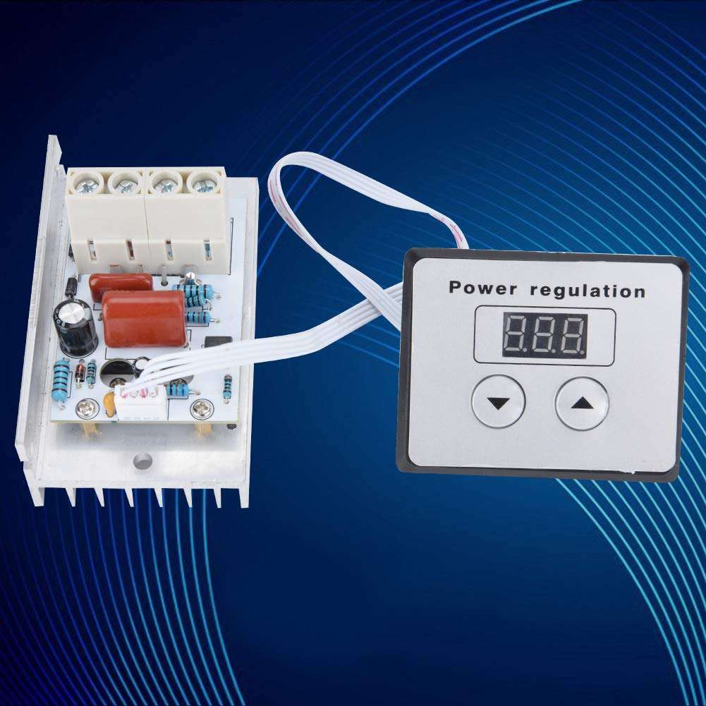 Switch Heat Silicon led 120v,10000W SCR Digital Voltage Regulator Speed Control Dimmer Thermostat AC 220V 80A 1