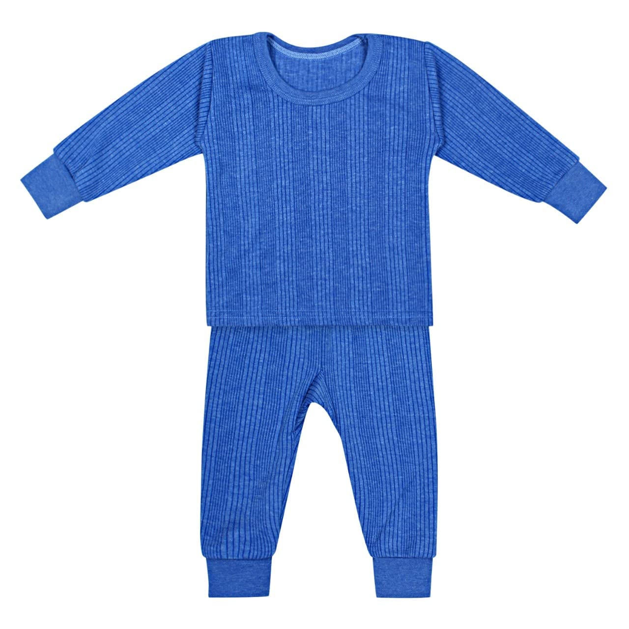 xodi Baby (Unisex) Winter wear Set - Upper & Lower, Round Neck, Full Sleeve (1-2 Year) Blue