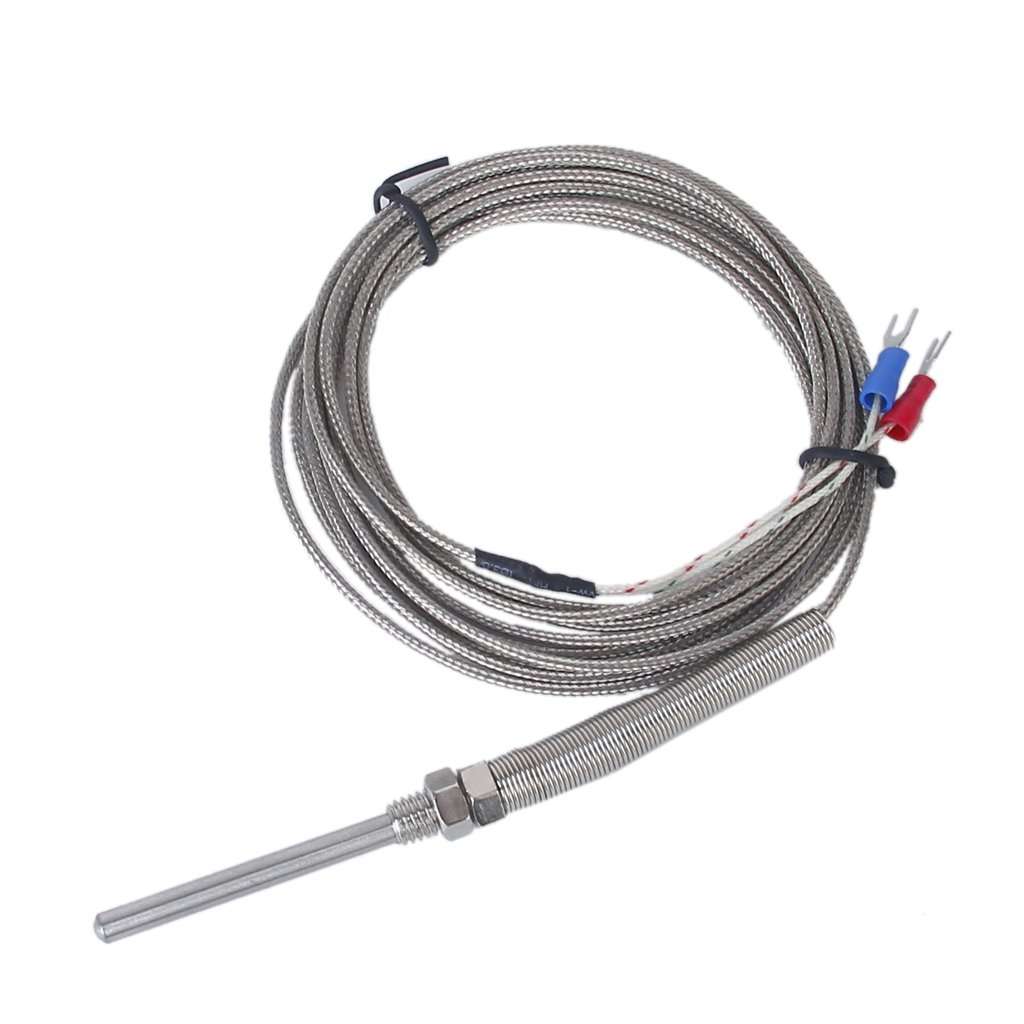 50mm Spade K-Type Temperature Controller Thermocouple Sensor -100°C to 1250°C Probe 3M 1