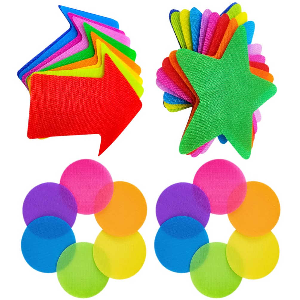 NUOBESTY 30pcs Carpet Markers Carpet Stickers Floor Markers Flooring Rugs for Kids Funny Carpet Marker Kid Stickers Wear-resistant Carpet Sticker Carpet Supply Necessity Buckle