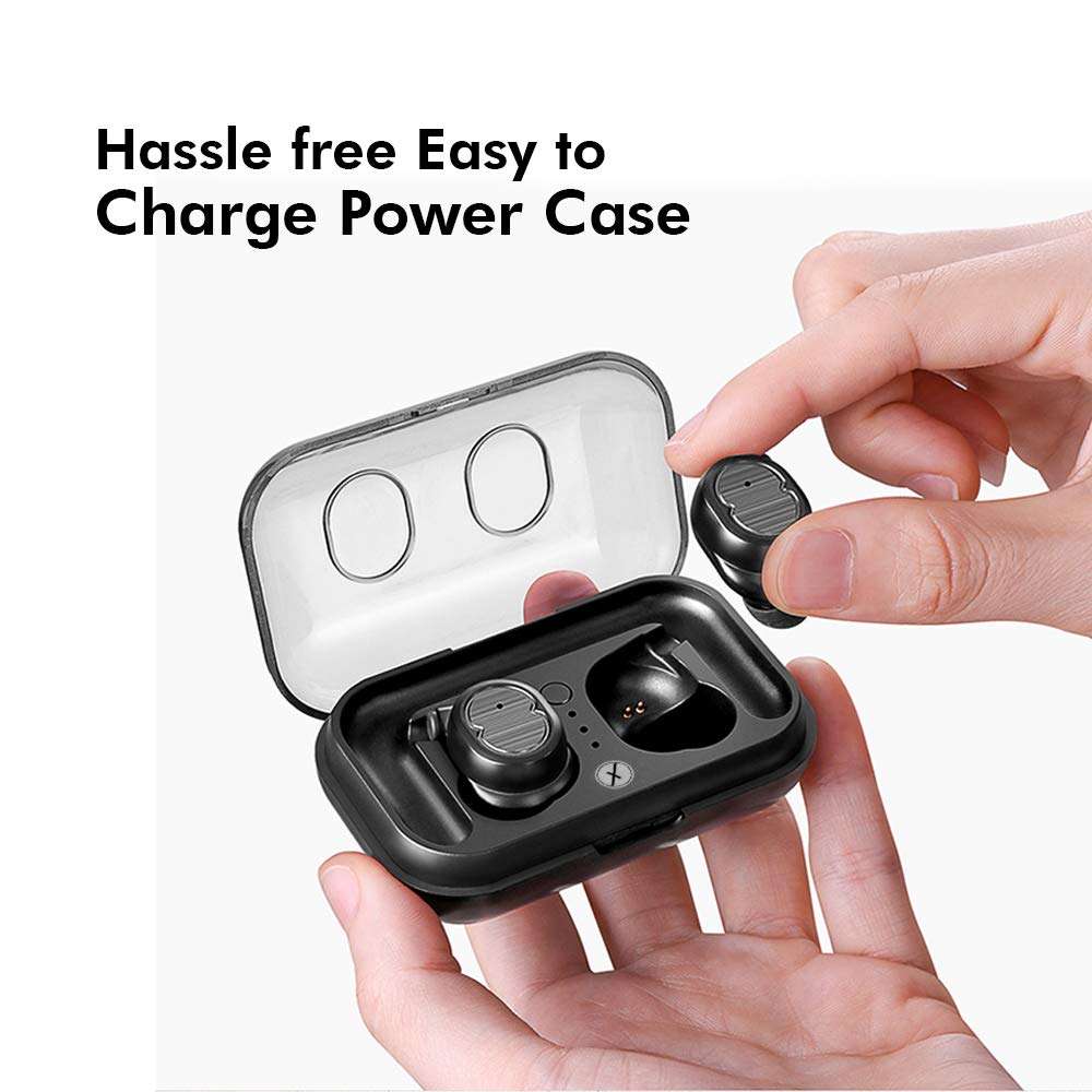 Xmate Gusto in-Ear Touch Control True Wireless Bluetooth Headphones (TWS) with Mic - (Black) 3