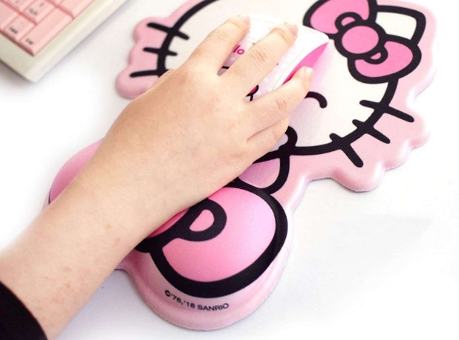 Hello Kitty Gel Computer Mouse Pad with Wrist Support Rest HK-WPMP (Wink Kitty) 5