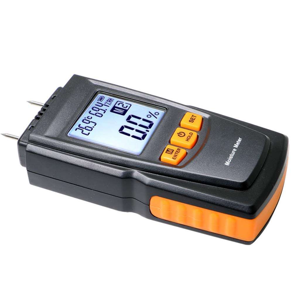 CICIN Wood Moisture Meter 2~70%, Humidity Tester Timber Damp Detector Portable Wood Moisture Meter Humidity Gauge 2