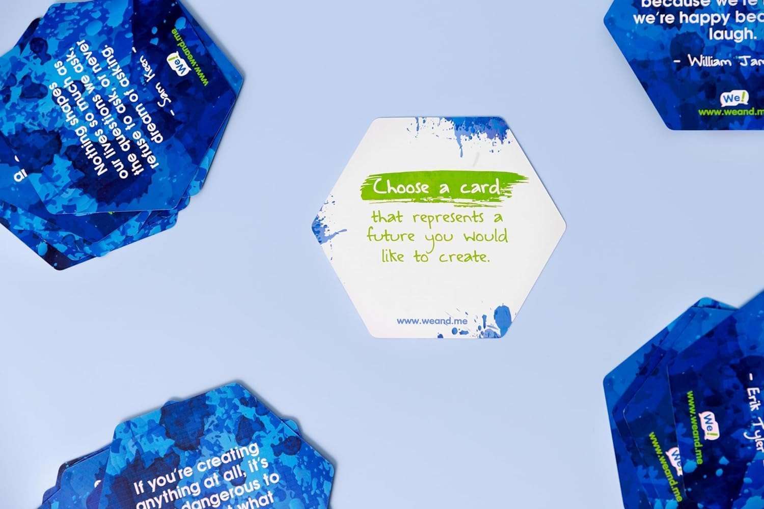 We! Engage Cards - Conversation Cards to Build Trust & Connection - 56 Inspiring Pieces with Quotes, Photos, & Activities - Ideal for Office Meetings, Ice Breakers, and Educational Team Building 5