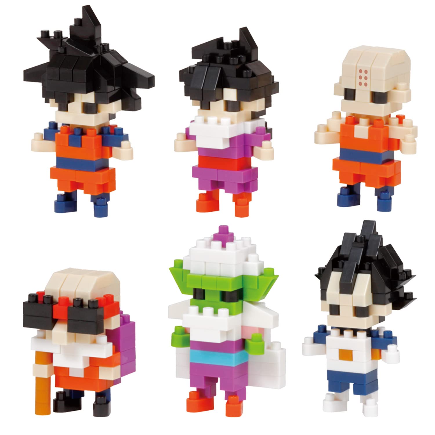 nanoblock - Dragon Ball Z Assortment 1 (Box of 6) [Dragon Ball Z], Nanoblock Mininano Series Building Kit