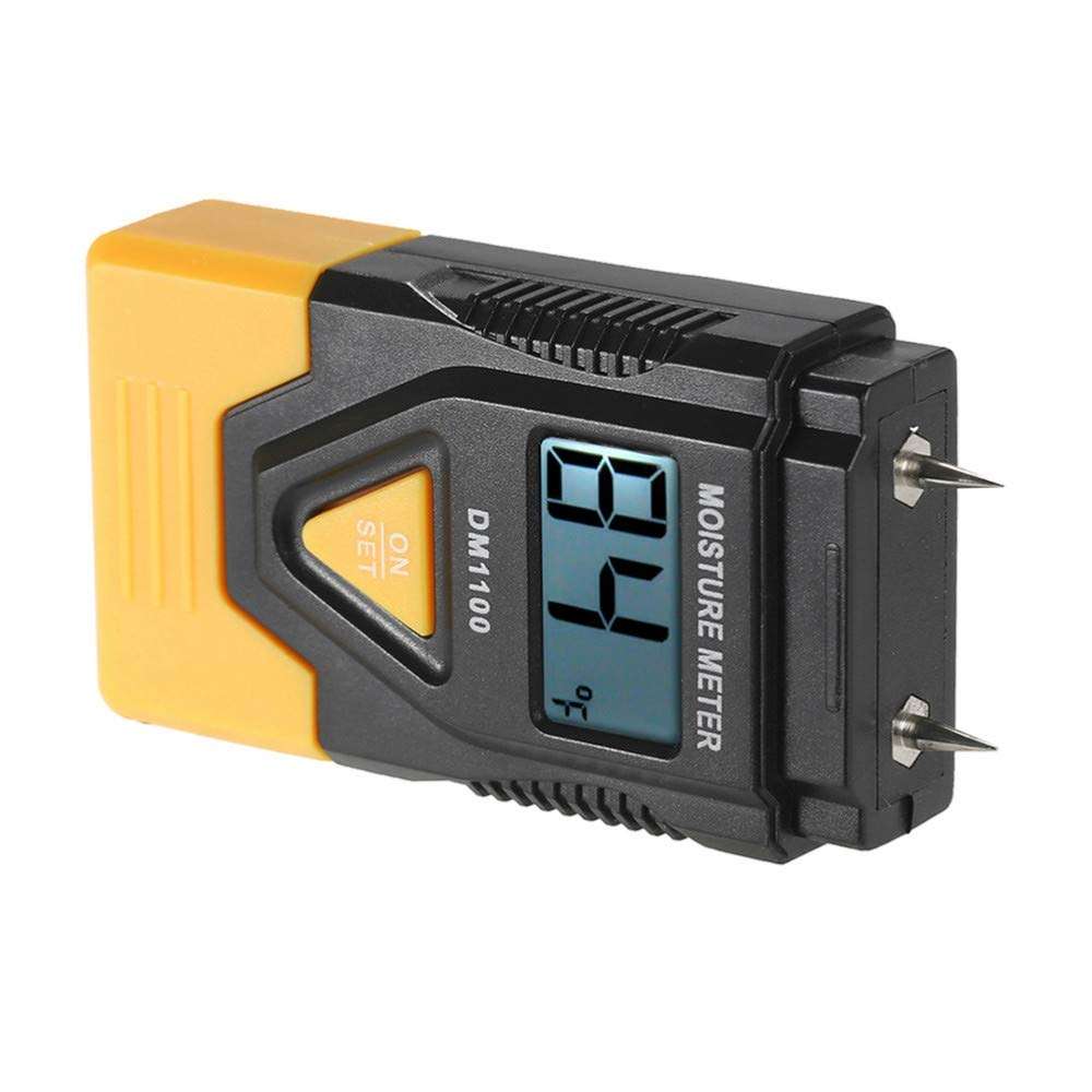 WJUKC 3 in 1 Digital Wood Moisture Meter Concrete Saw Timber Moisture Tester Thermometer Portable Level Meter Measurement 2
