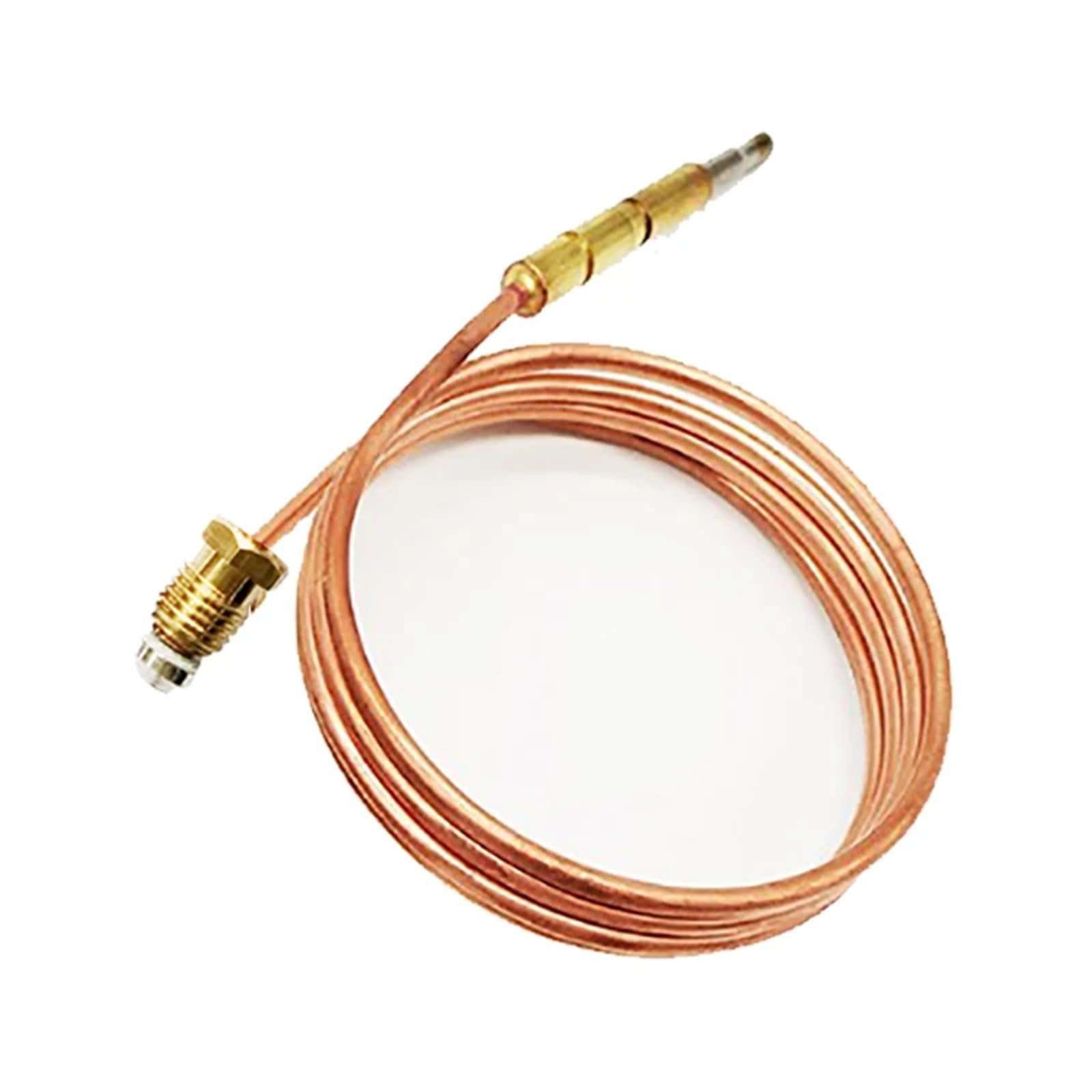 Gas Thermocouple Wire Flame Sensor M9*1 Nut Commercial Card Slot Flameout Protection Copper Tube Length 900mm with Boiler Valve 5