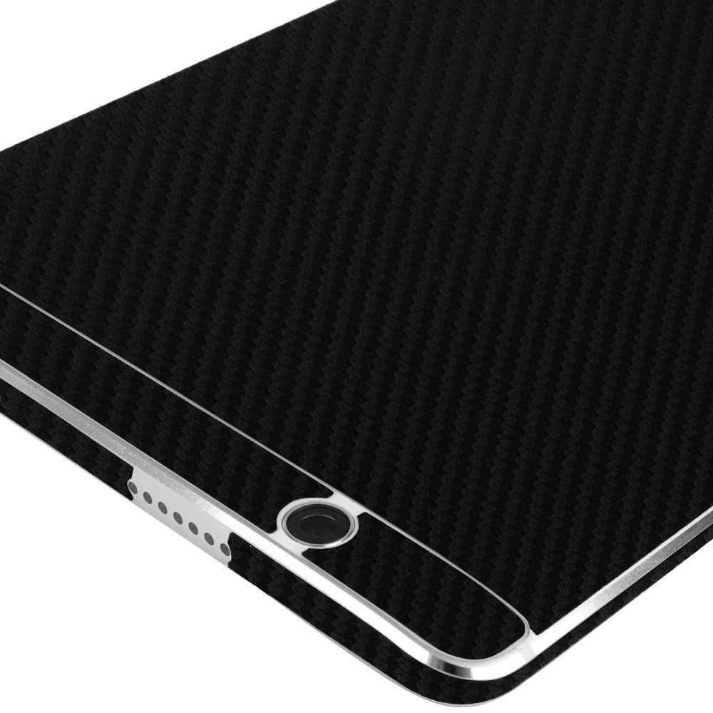 Skinomi Black Carbon Fiber Full Body Skin Compatible with Huawei Mediapad M3 8.0 (Full Coverage) TechSkin with Anti-Bubble Clear Film Screen Protector 2