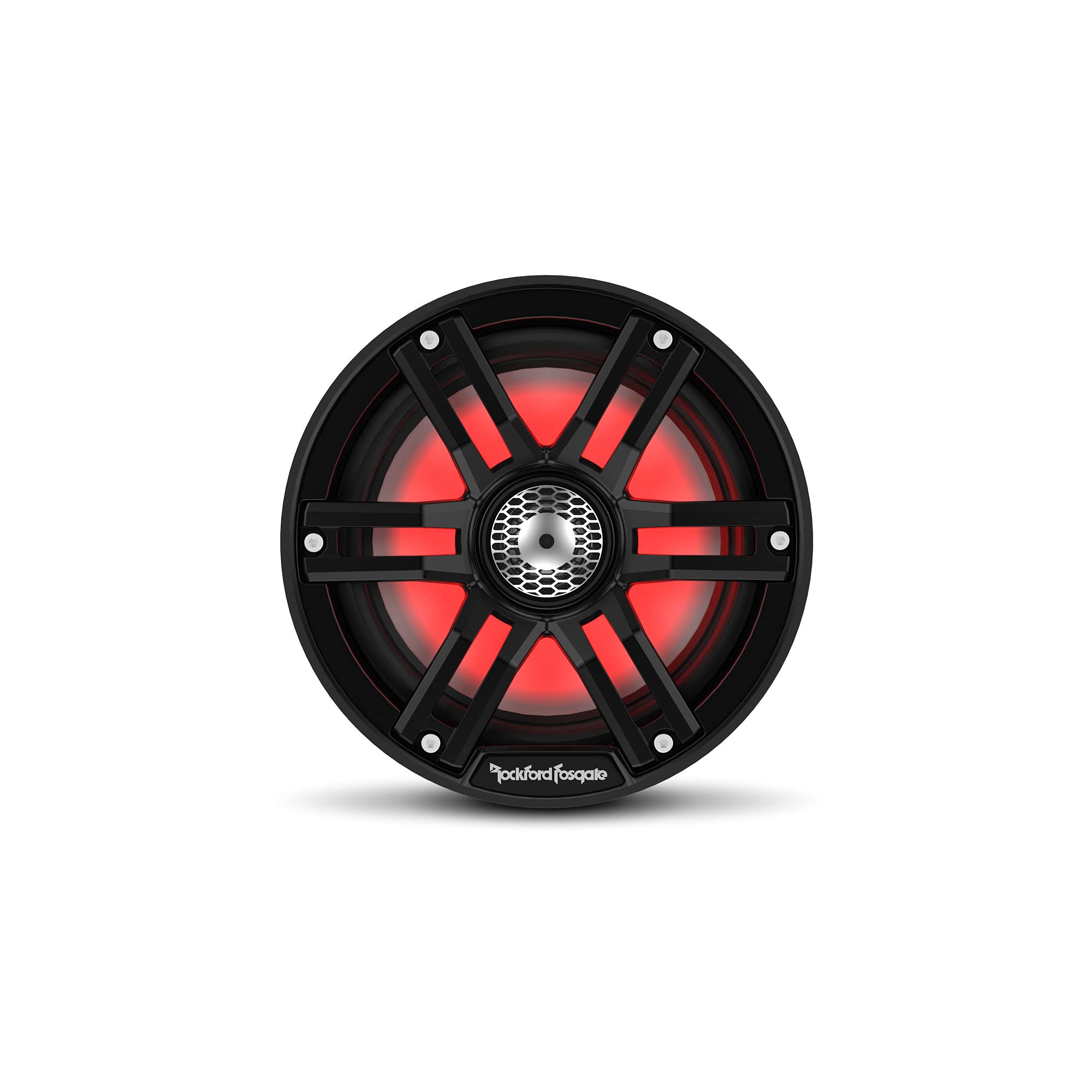 Rockford Fosgate 4 Pairs M2-65B M2 Series 6.5" Marine Black & Stainless Grilles Included + (1) PMX-RGB Optix Light Controller + (8) RGB-25 25' Extension Cable 3