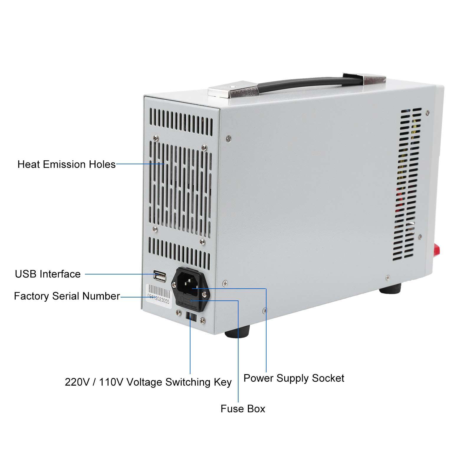 ET5410 DC Electronic Load Single Channel LCD Programmable Battery Load Tester 400W 0-150V 0-40A for Charger(110V) 4