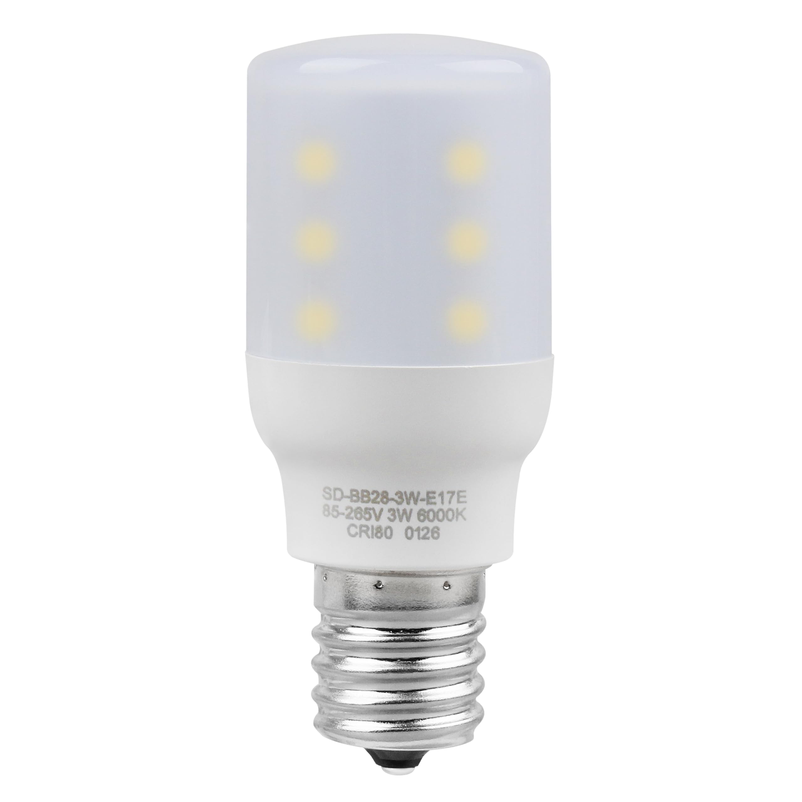 OSENCLO 5304522314 Refrigerator LED Light Bulb 3W E17 Base for Frigidaire AC85-265V Wide Voltage Fridge Light Bulb, 1 Pack 1