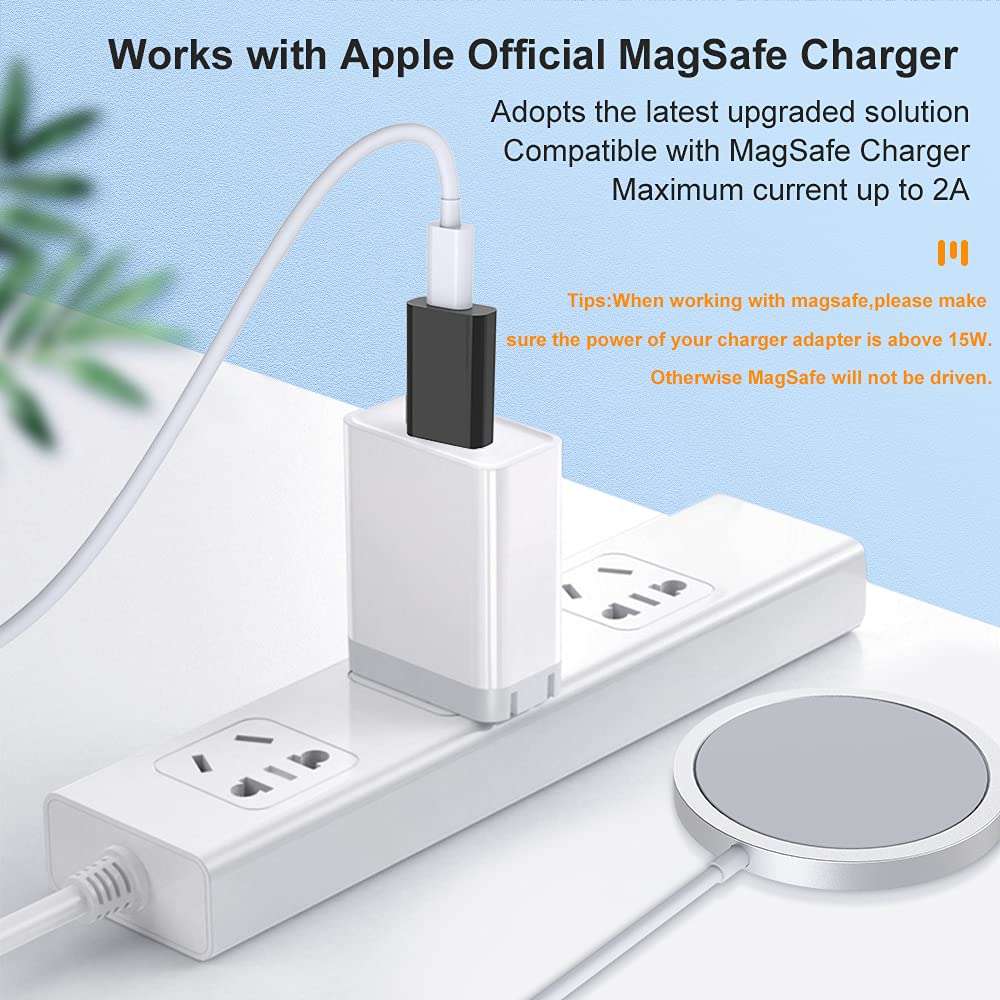 USB C Female to USB 3.0 Male OTG Adapter,Type-C to ype-A Charger Cable Adspter Compatible with iPhone 12,iPad,MacBook,Samsung Galaxy Note 10 S21 S20 Plus,Google Pixel 5 4A 3a 2 XL,Work with PC,Laptop 3