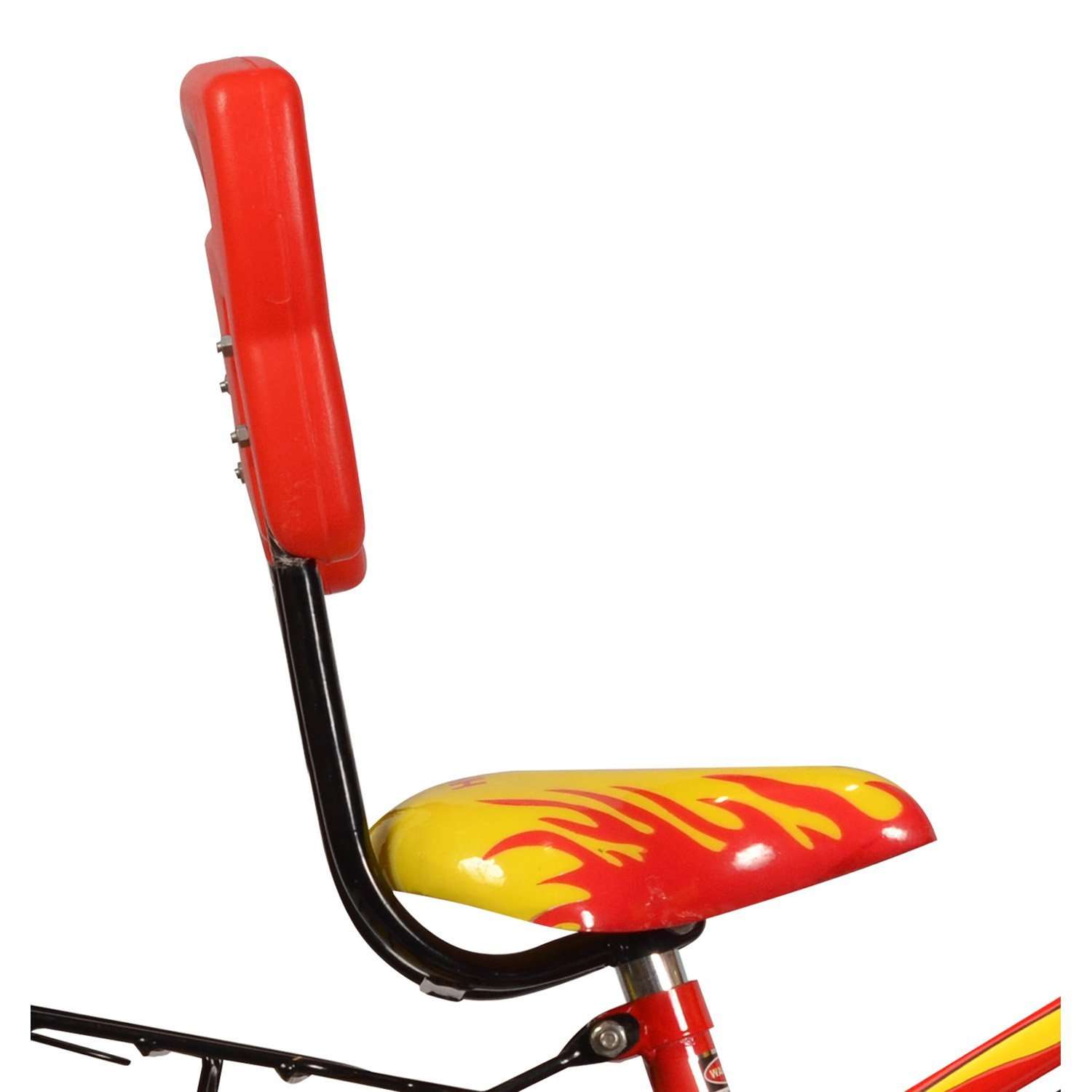 Hero Dainty Steel 14T Single Speed - 9 Inch Frame (Unisex Kids Bicycle) (Red/Yellow), Rigid 5