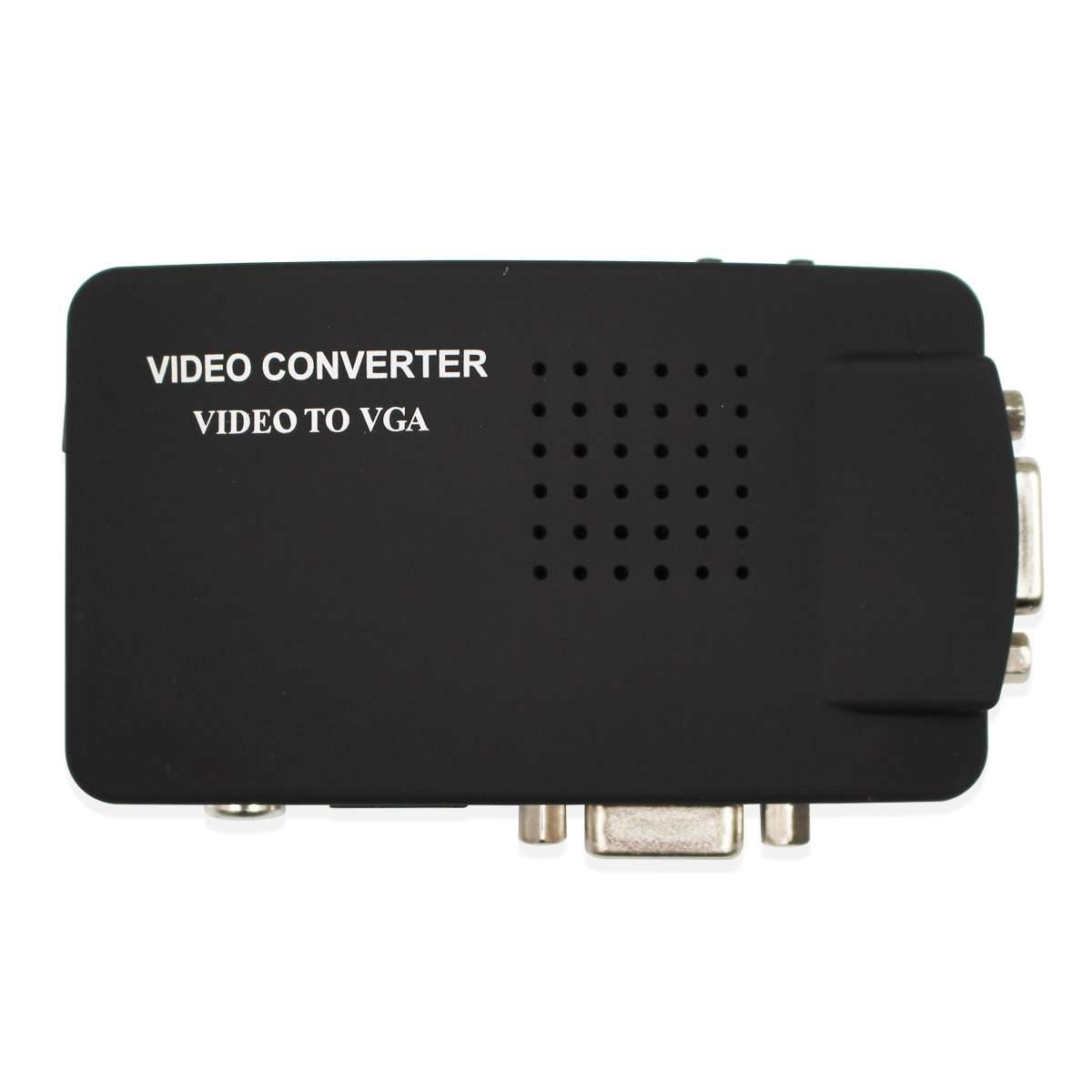 AV to VGA Converter Composite S-Video Signal Adapter with VGA Loop for Monitor Notebook Computer STB DVR 1