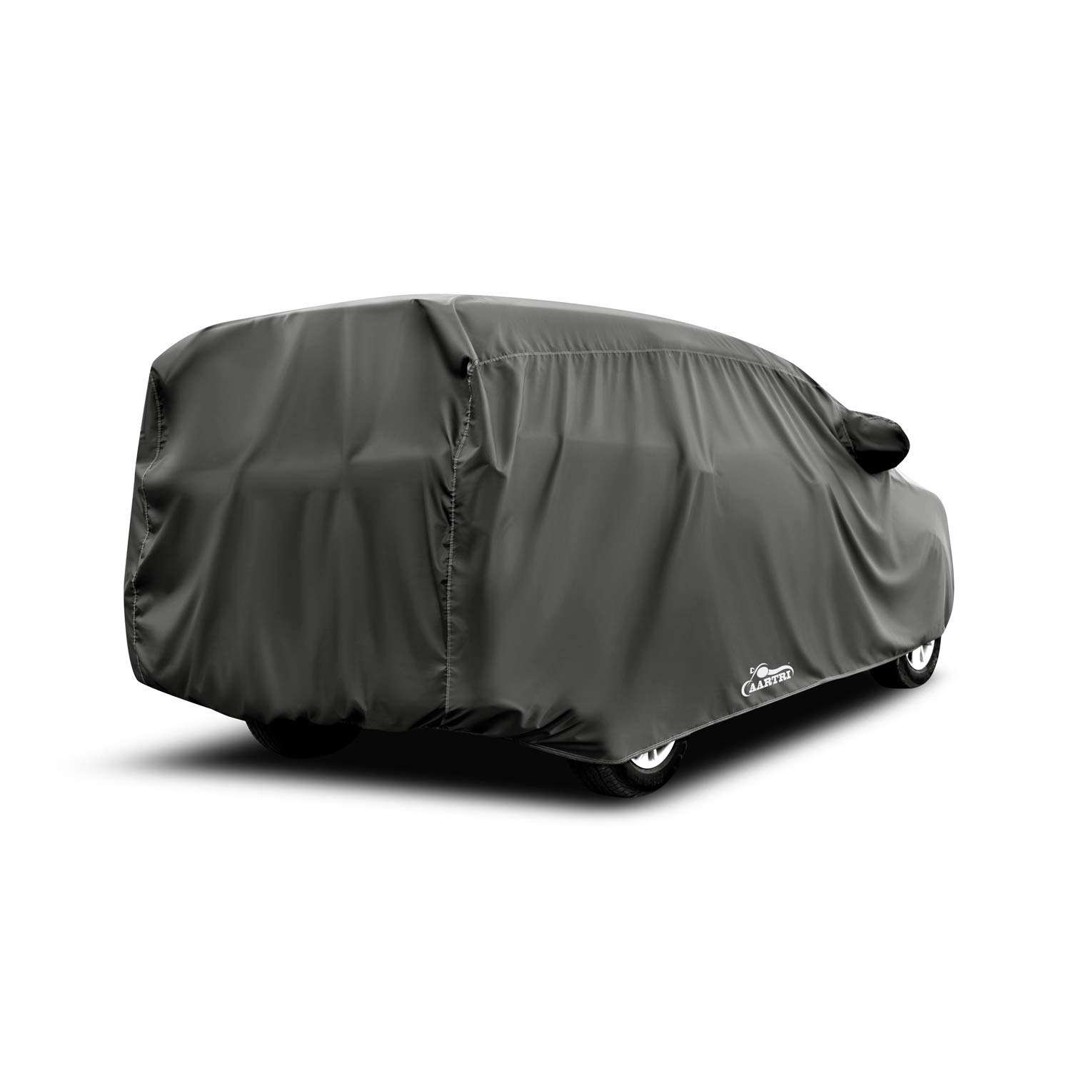 AARTRI Presents 4X4 Imported Quality Fabric 100% Waterproof Car Cover for Renault Captur Platine Dual Tone Diesel (Dark Grey with Mirror Pockets) 5