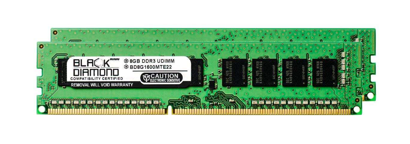 16GB 2X8GB RAM Memory for Compaq ProLiant ML310e G8 Black Diamond Memory Module 240pin PC3-12800 1600MHz DDR3 ECC UDIMM Upgrade 1