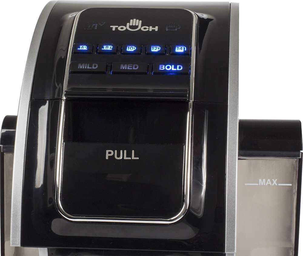 Touch Choice Single Serve Coffee Brewer - Silver Coffee Maker with Full K-Cup Pod Compatibility & Rapid Brew Technology - T414S 3