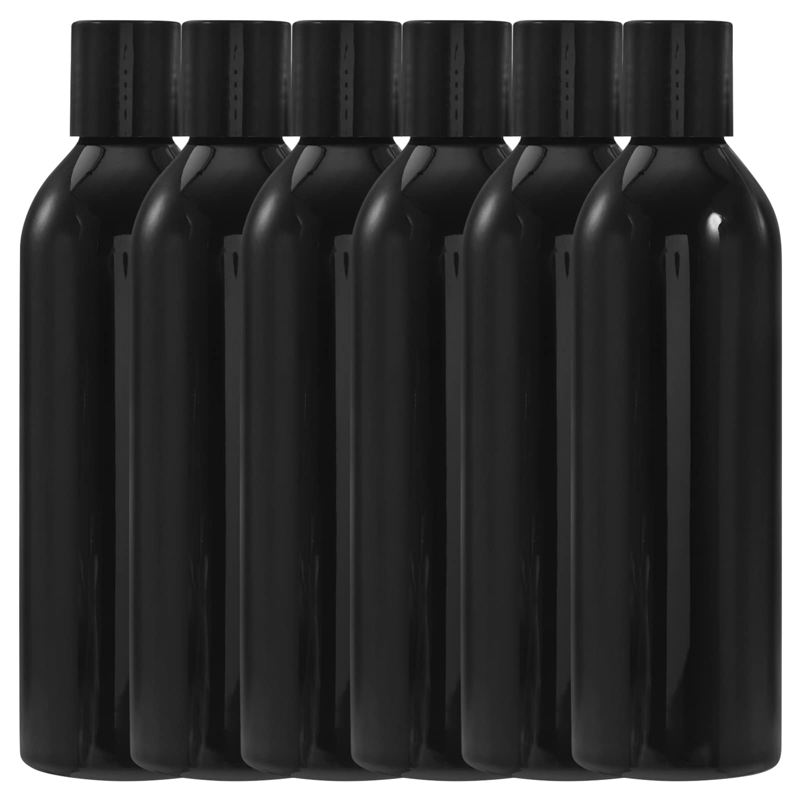 6pcs 250ml Plastic Empty Bottles Press Type Lid Travel Bottles Refillable Containers for Shampoo Lotion /974
