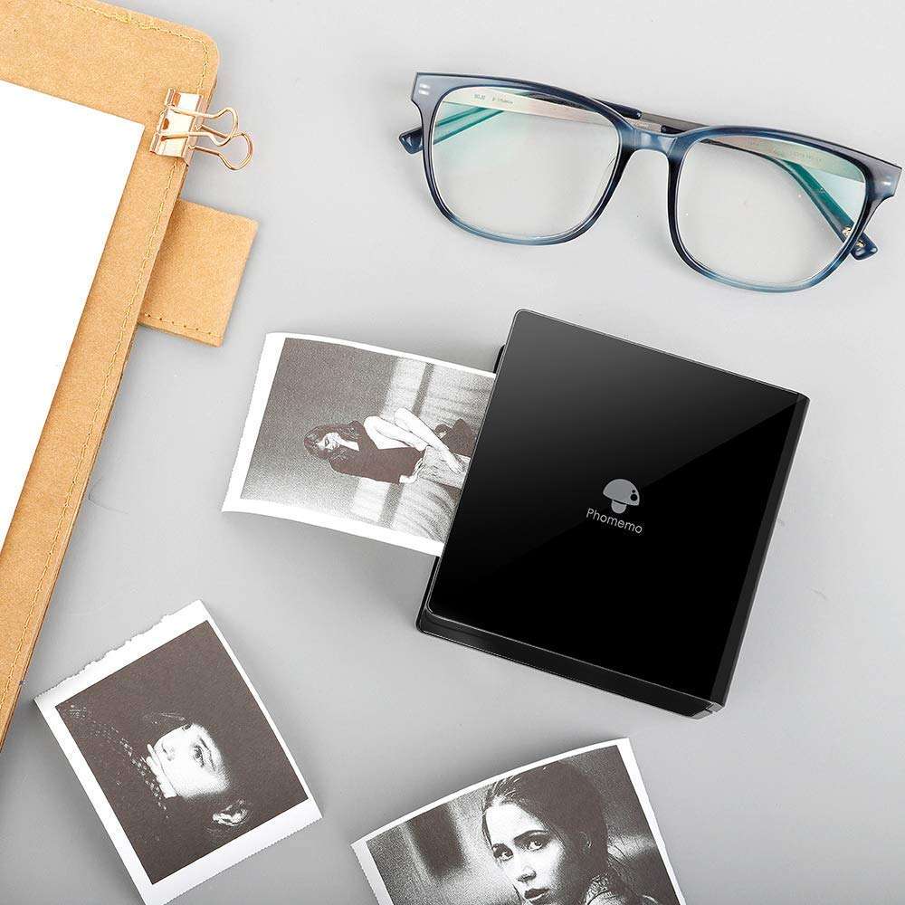 Phomemo M02 Mini Printer- Bluetooth Thermal Photo Printer with 3 Rolls Colorful Sticker Paper, Compatible with iOS + Android for Plan Journal, Study Notes, Art Creation, Work, Gift 5