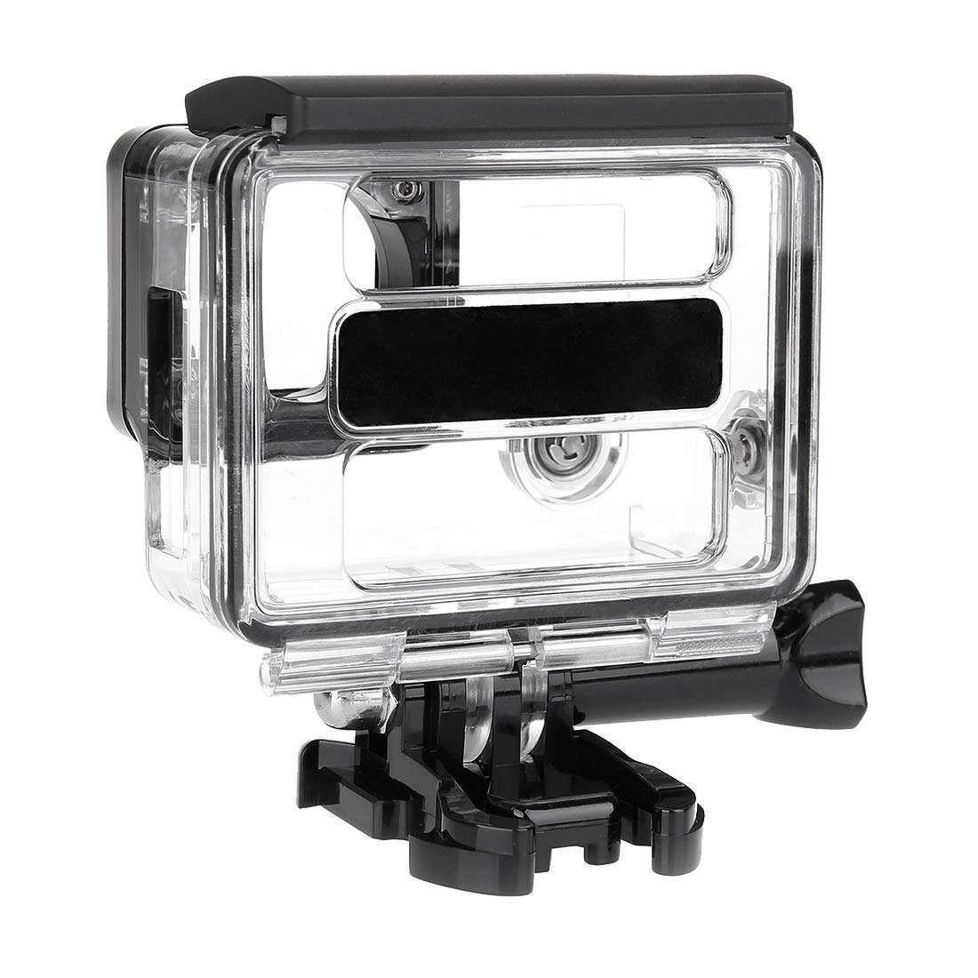 YANGJIAN 2 in 1 Waterproof Protective Housing Case Diving Box + External Mini Stereo MIC Microphone with 17CM 3.5mm to Mini USB 10 Pin Adapter Cable for for GoPro Hero 4/3+ / 3, Microphone Size: 5.5 3