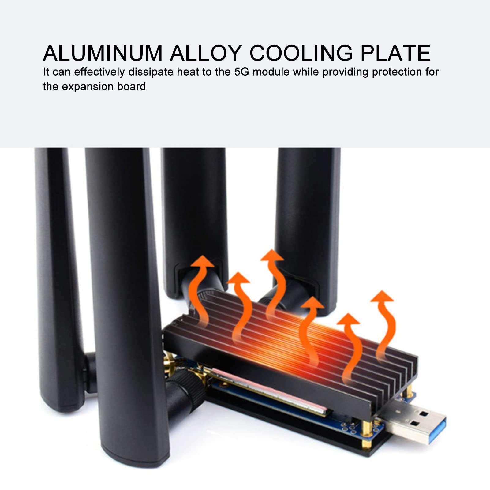 VBESTLIFE 5G DONGLE Expansion Board, M.2(NGFF) Key B Interface, SMA Antenna Interface, Compatible with SIMCom and Quectel 5G Modules, for Win, for Linux, for Android 3