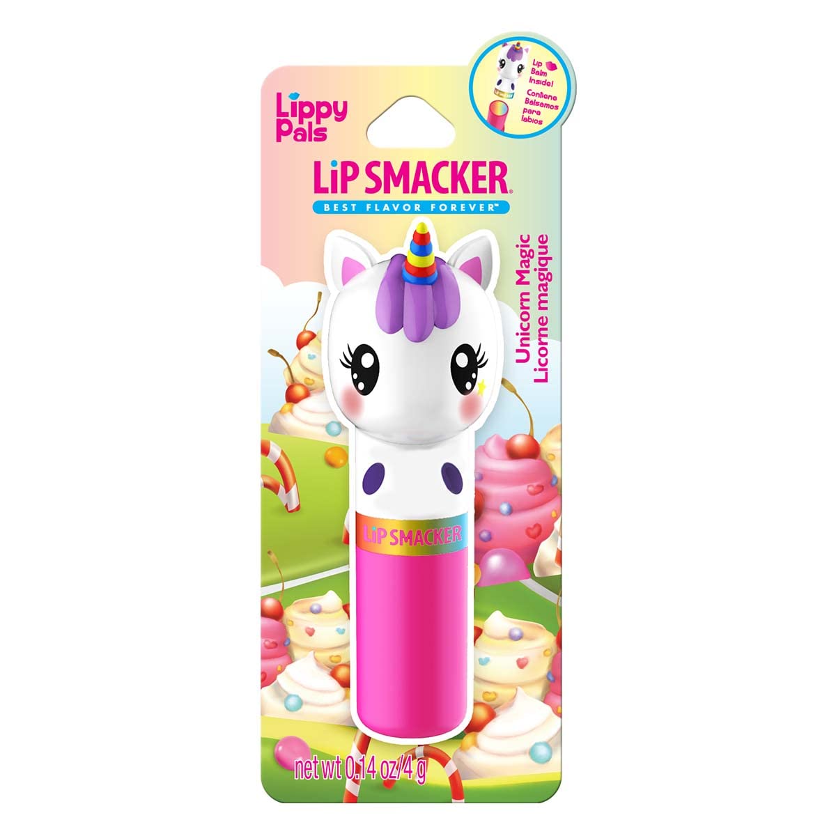 Lip Smacker Lippy Pals, Unicorn, Lip balm for Kids - Unicorn Magic
