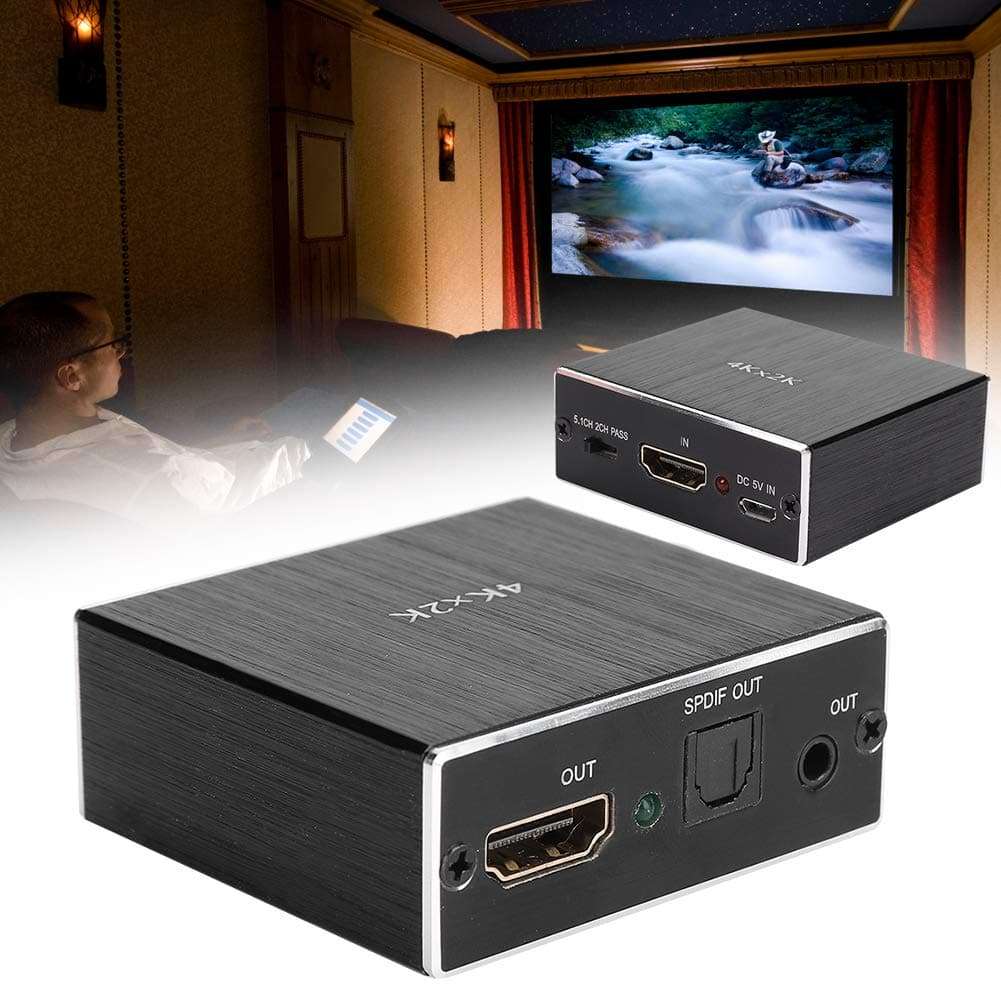 Optical Converter Audio Decoder HDMI Splitter Professional Video Sperator Optic Audio Converter HDMI 4K for Toslink SPDIF 4K x 2K 3D 5