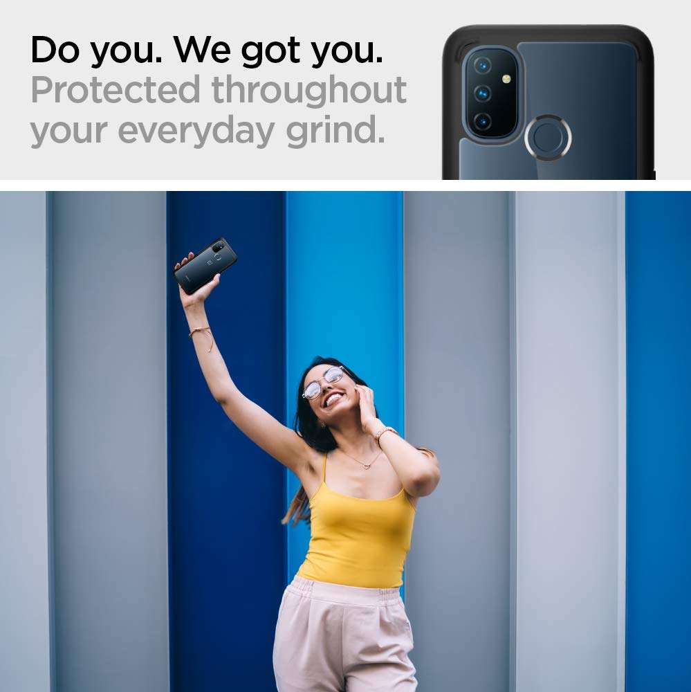 Spigen Ultra Hybrid Designed for OnePlus Nord N100 Case (2020) - Matte Black 2