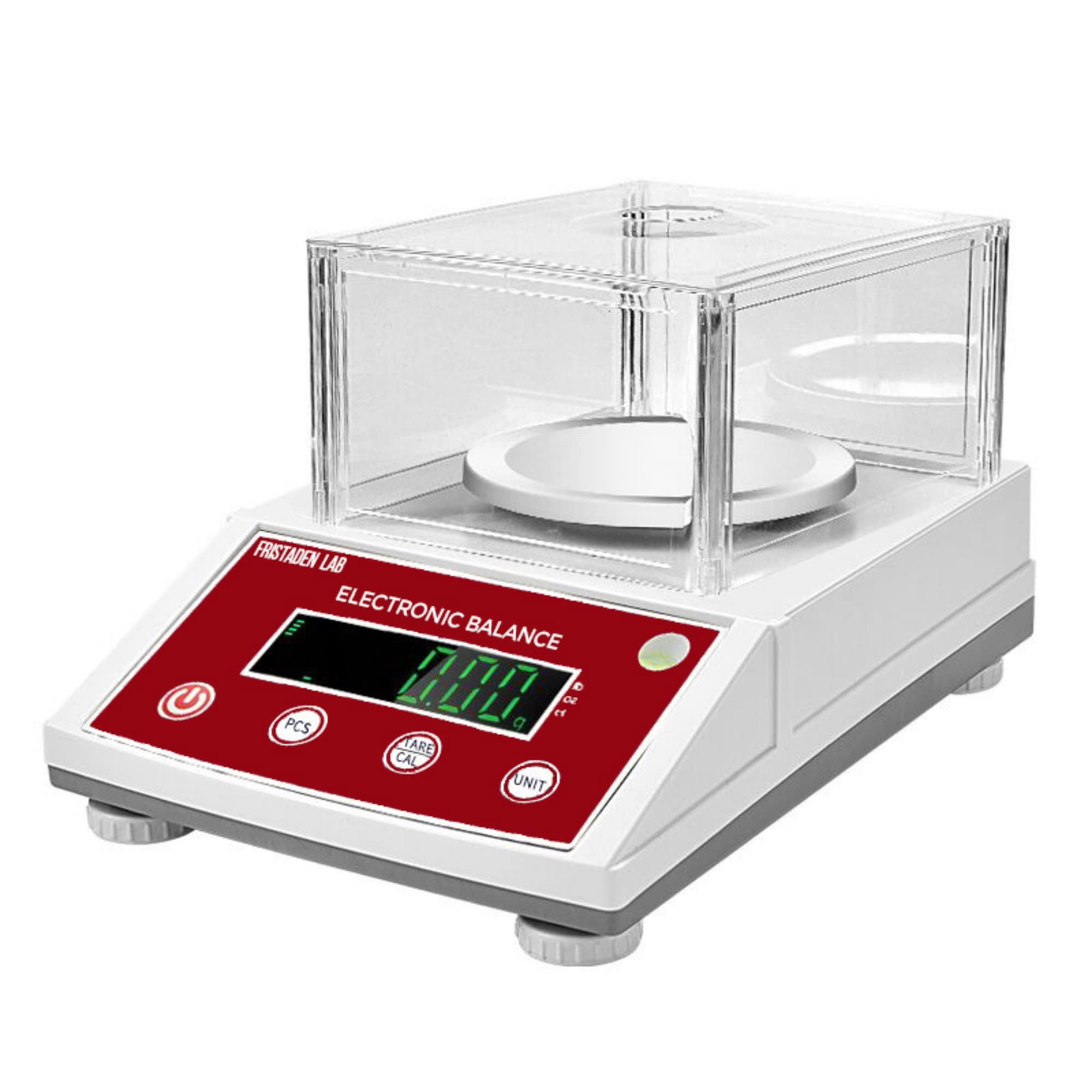 Fristaden Lab Scale | HTP Series (3000 g x 0.01 g (Round Pan + Enclosure)) 1