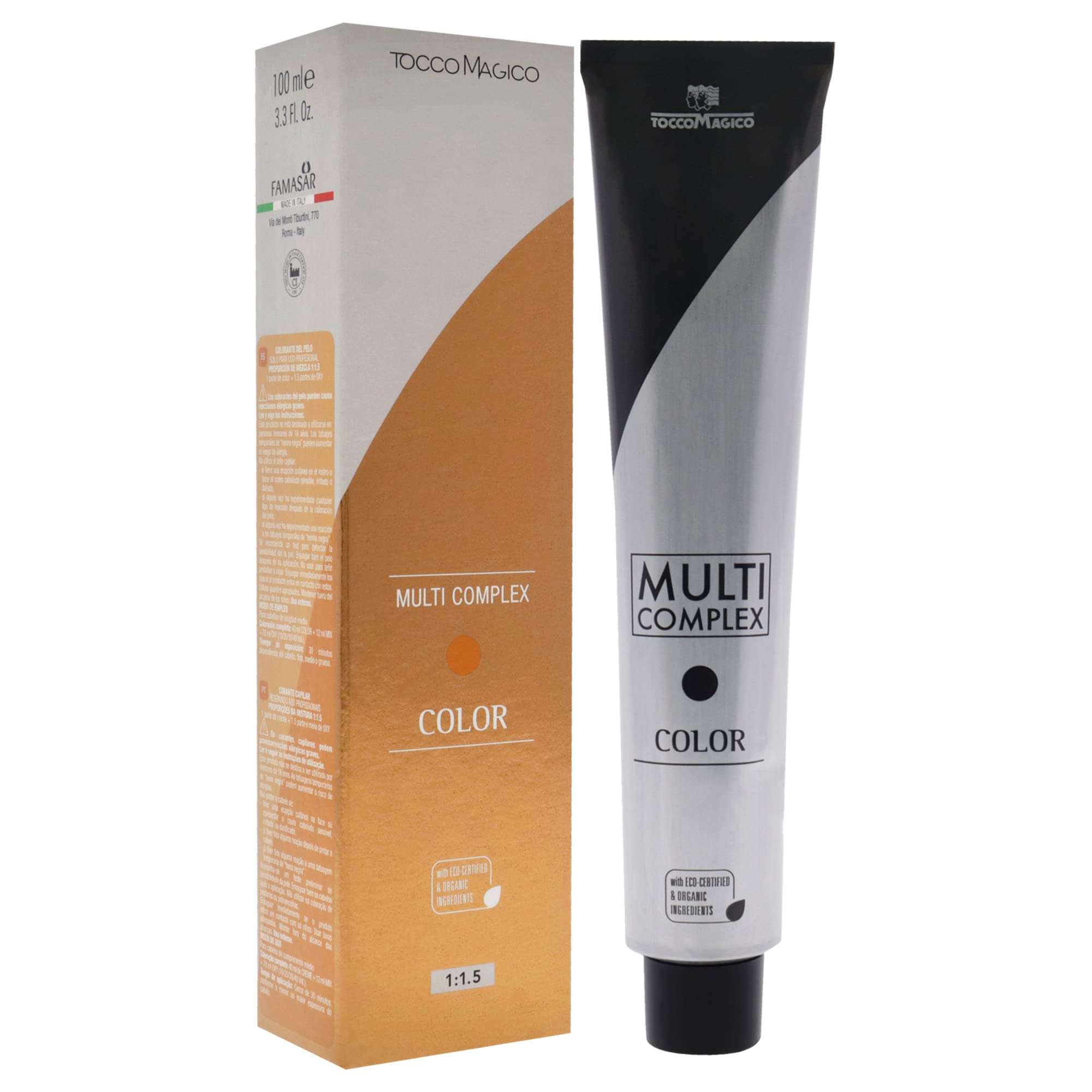 Tocco Magico Multi Complex Permanet Hair Color - 0.33 Pure Pigment-Gold Hair Color Unisex 3.38 oz 4