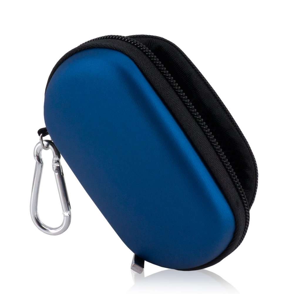 Wolven Universial Portable Waterproof Shockproof Electronic Accessories Organizer Holder/USB Flash Drive Case Bag - Blue 3