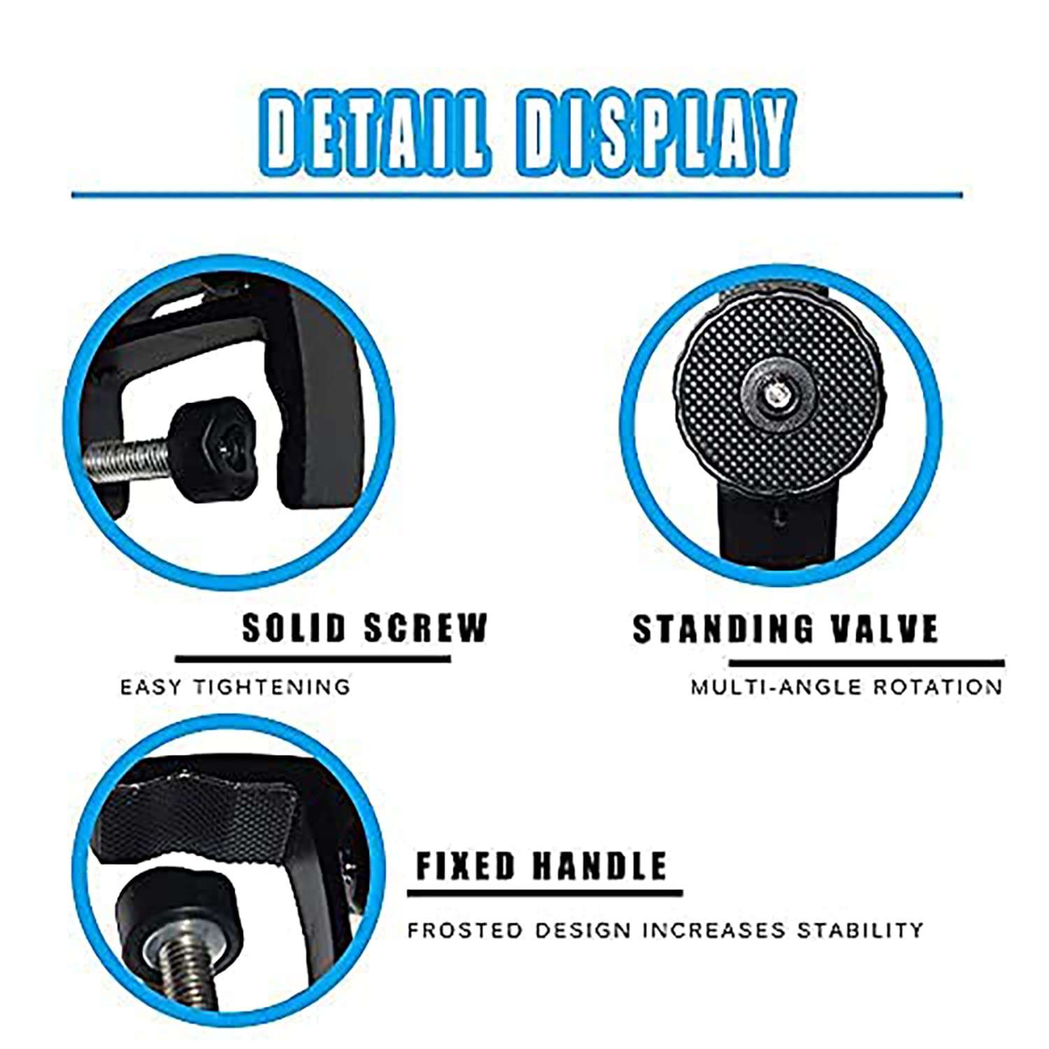 Mini Projector Mount, Angle Adjustable Clamp Mount Stand Projector Magic Articulated Mount Projector Clamp Mount Mini Projector Mount Magic Arm Bed Side Projector Clamp for Mini Camera Projector... 3