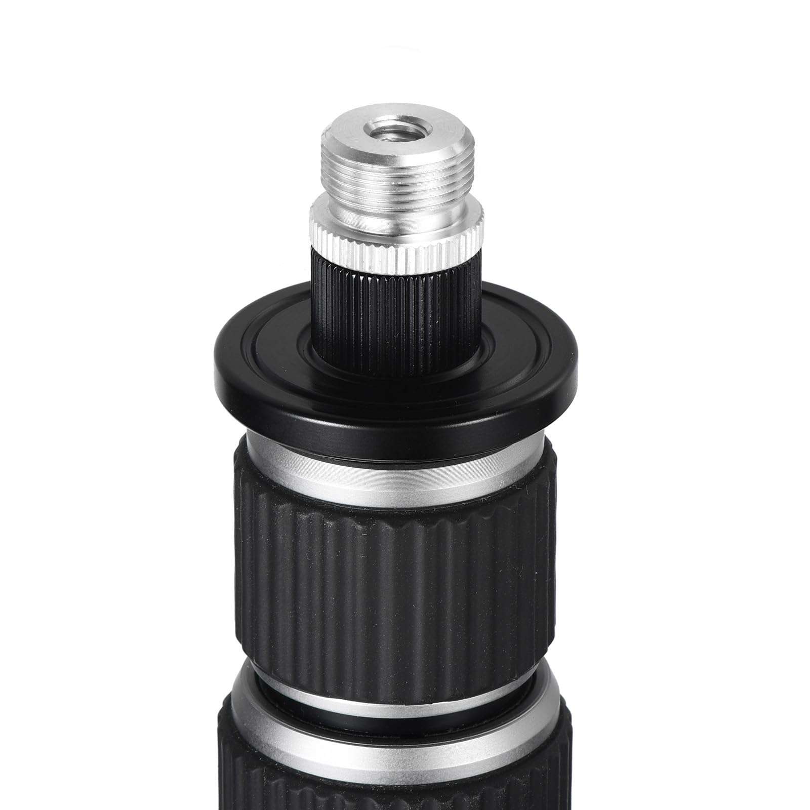 MECCANIXITY Mic Stand Adapter Female 1/4 In to 5/8 In Male Aluminum Alloy Mic Screw Adapter for Microphone Tripod Stand Silver 4 Pcs 6