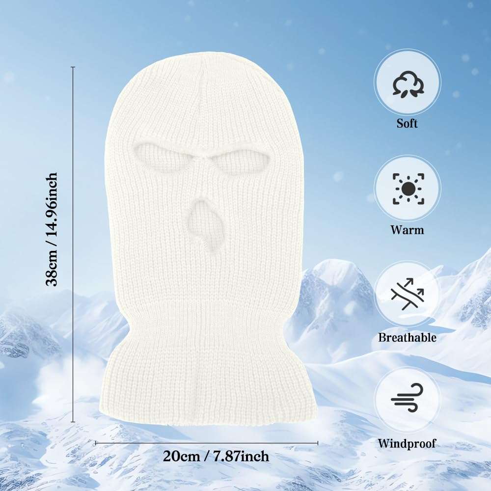 Ski Mask, Balaclava, Ski Mask for Men, Ski Mask for Women, Balaclava Ski Mask, Ski Face Mask, Balaclava Face Mask, Ski Mask 3 Hole, Face Mask Ski, Motorcycle Balaclava, Beanie Ski Mask 3