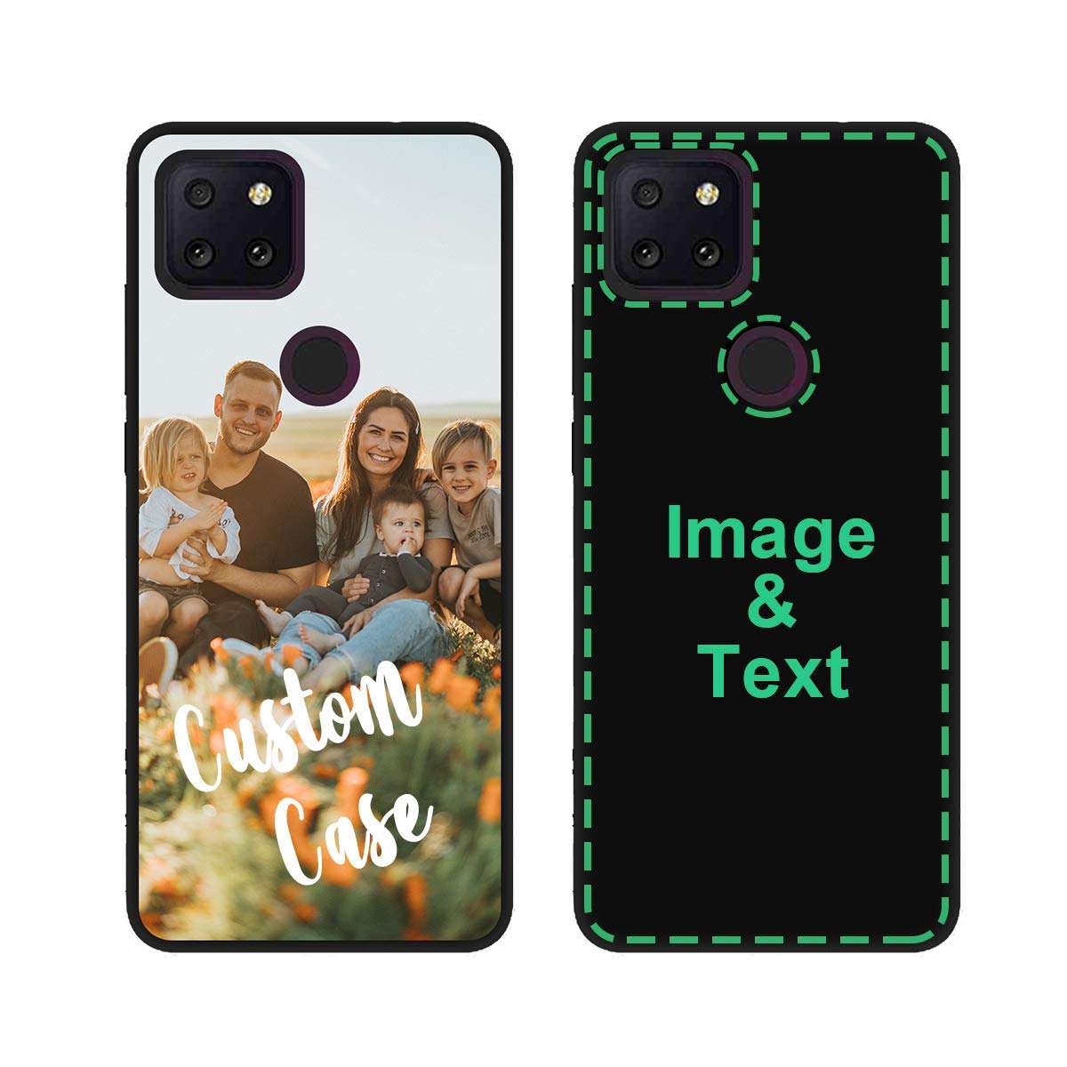 WOWTIFY Custom Phone Case for T-Mobile REVVL 5G Personalized Photo Phone Cases Customized Gift for Birthday Xmas Valentines Friends Her Him, Uartify Protective T-Mobile REVVL 5G Black Case 1