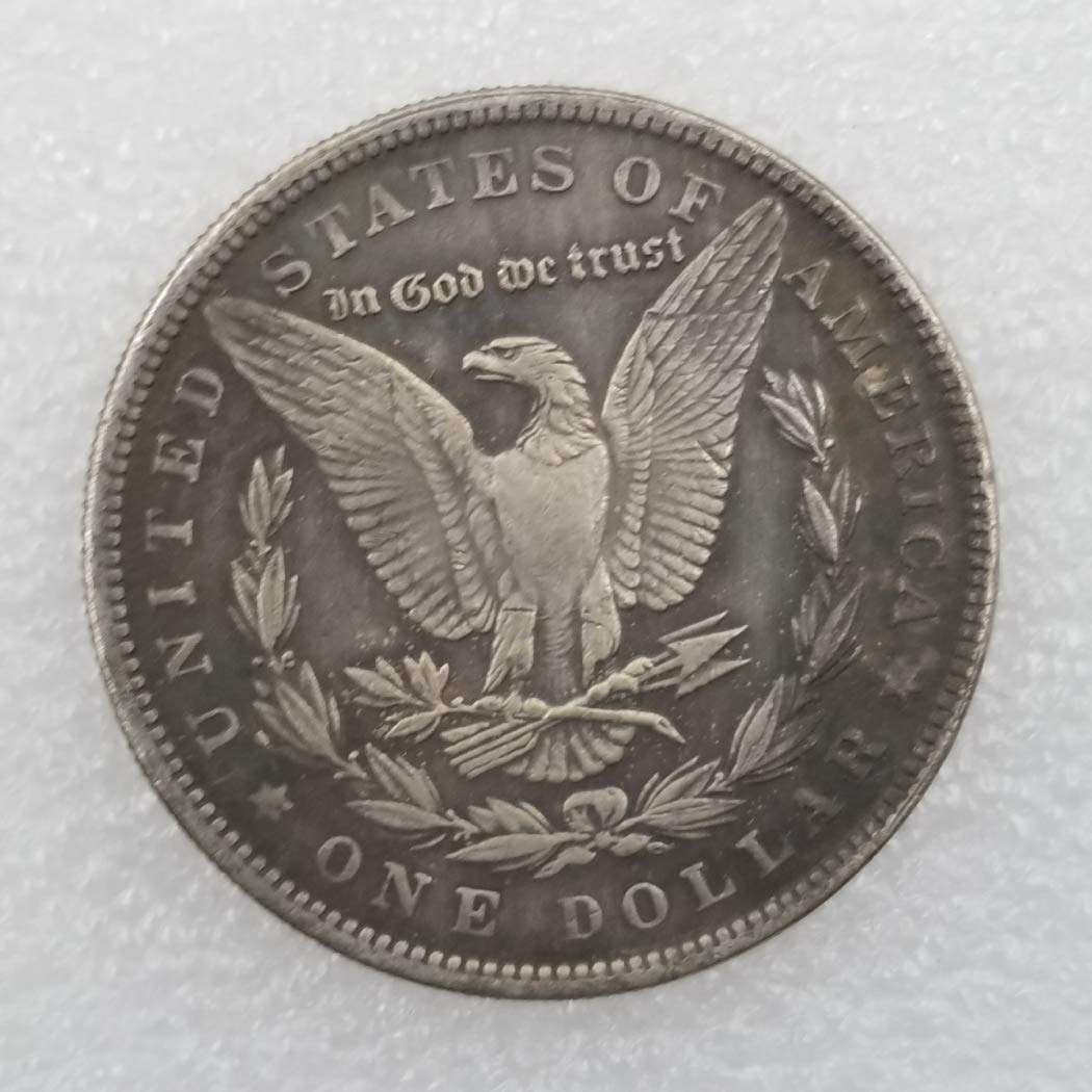 MOMOKY Copy 1900-Morgan Dollar Plating Silver Coin-Replica U.S Old Original Pre Morgan Commemorative Coins Maybe Coin Best Coin Collecting Discovery Collection 2