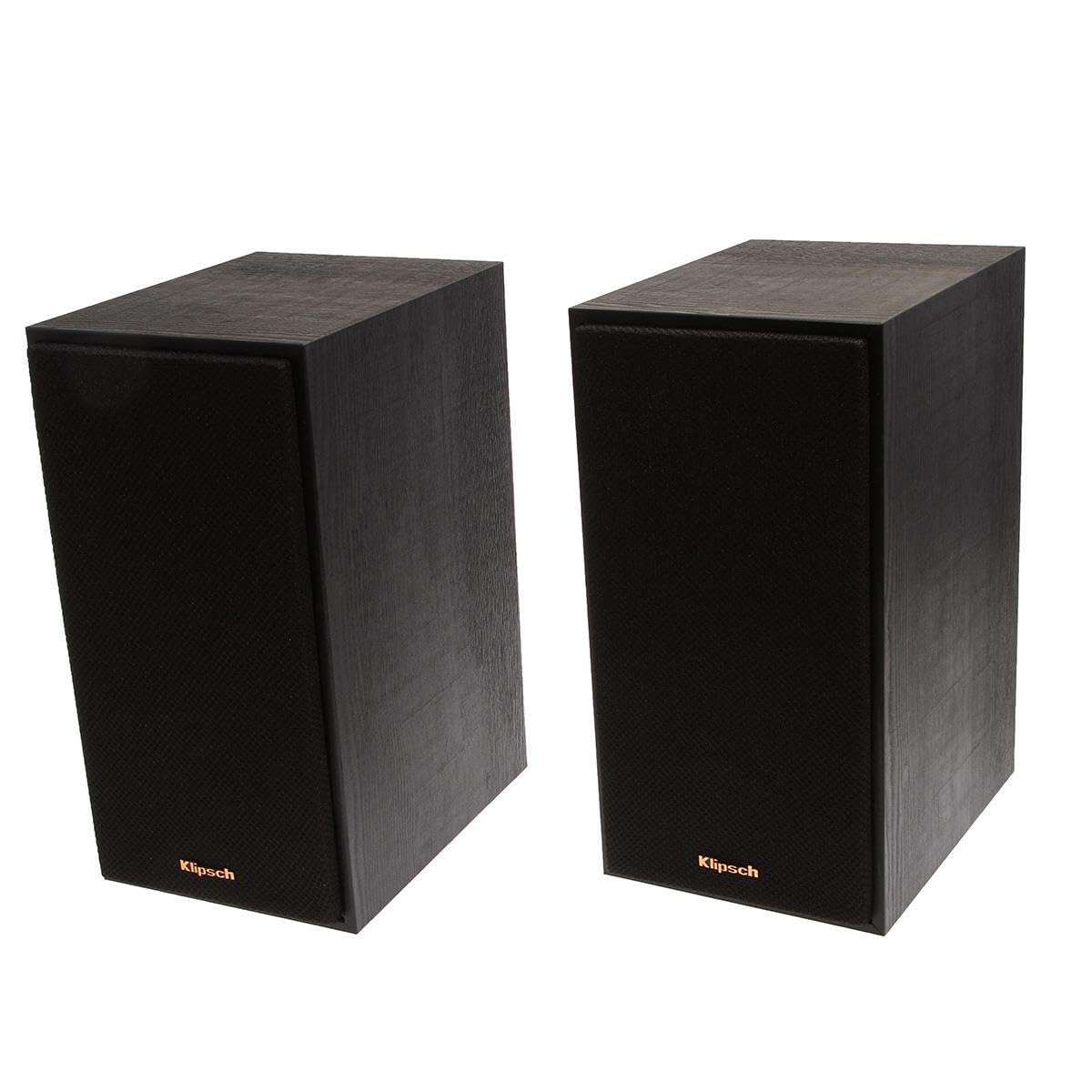Klipsch Reference 5.2 Home Theater System, Bundle with 2X R-625FA Floorstanding Speaker, 2X R-12SW Subwoofer, R-52C Center Channel, R-41M Bookshelf Speaker Pair, 7.2-Channel Receiver, Black 4