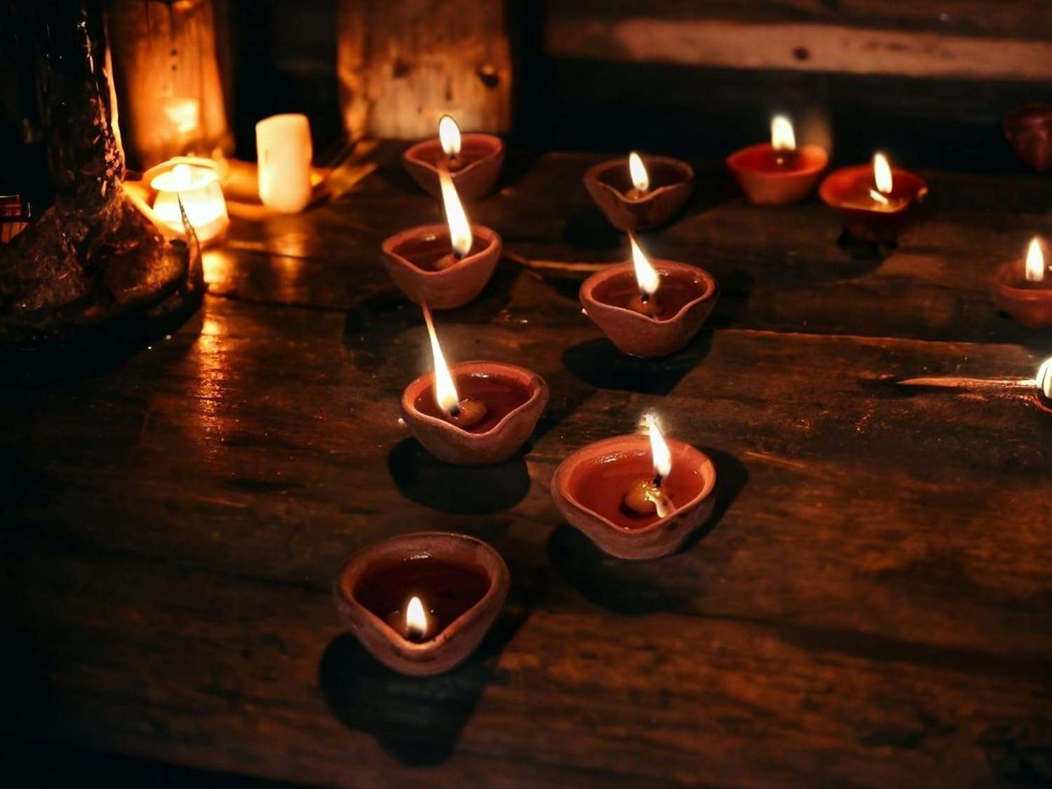 JAICRAFTPUR Handmade Diwali Diya | Terracotta/Clay Diya for Puja | Mitti Diya for Diwali Pooja Decoration (11) 4