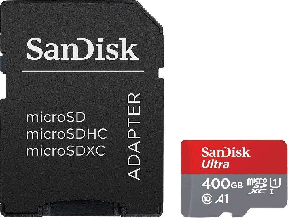 SanDisk Ultra 400GB MicroSD XC Class 10 UHS-1 Mobile Memory Card for Samsung Galaxy Note 8 9 10 Plus + 5G with USB 3.0 MemoryMarket Dual Slot MicroSD & SD Memory Card Reader 3
