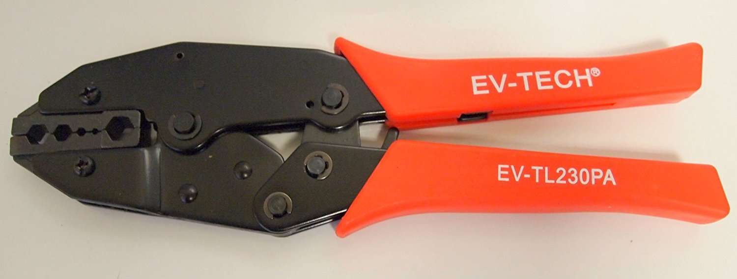 Evertech Professional Coax Coaxial BNC Connector Crimp Crimping Tool - RG59 Siamese Cables for CCTV Security Cameras. BNC Connectors Crimper for RG55,RG58,RG59,RG62,5,6, 21, 140, 141, 142 Crimp Tool 1