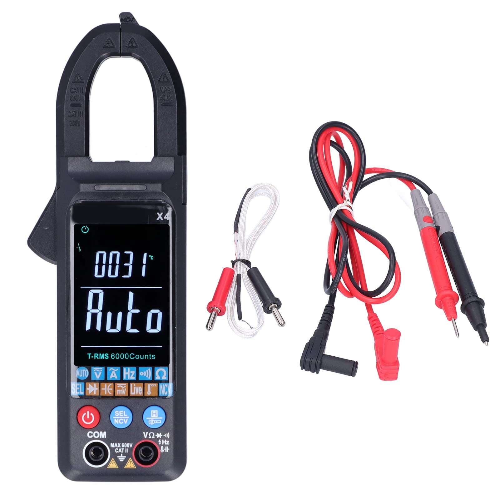 X4 AC Clamp Meter Color Screen Intelligent Voltage Tester for Factory Usage 1