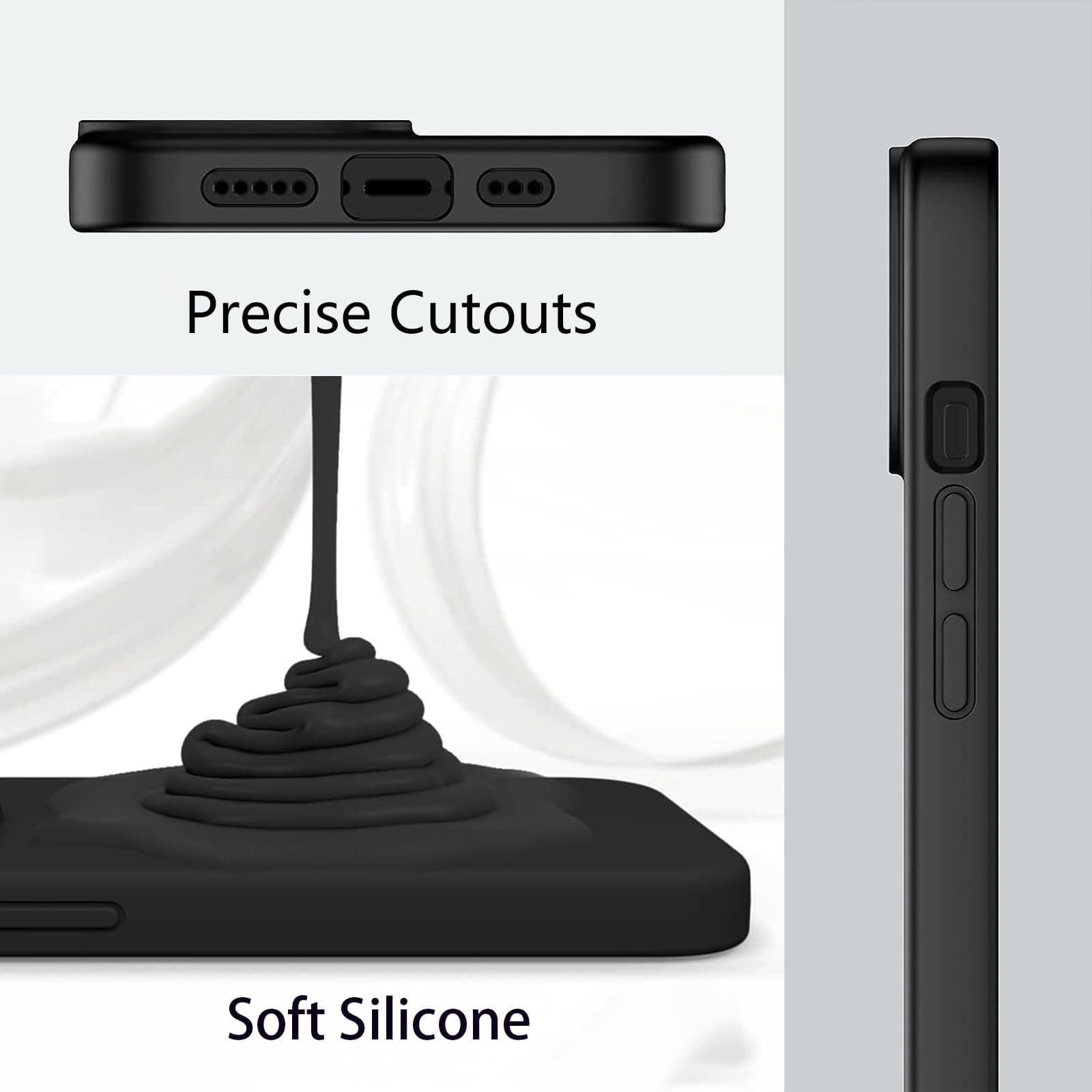 DHYYDSQZ for BLU View 5 Pro Phone Case for BLU View 5 Pro B170D with Cute Art Cat Design Slim Shockproof Soft TPU Silicone Cover [Square Edges] [Camera Protection] Case for BLU View 5 Pro 6.75" 2024 4