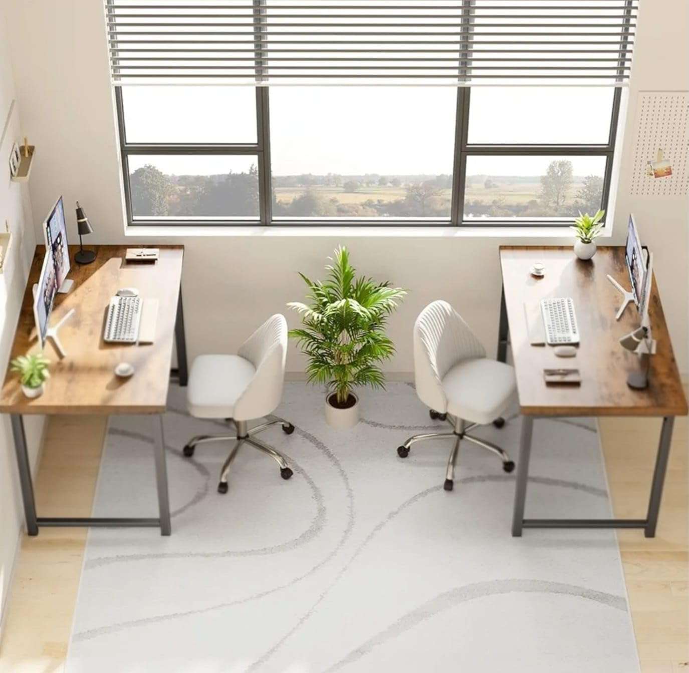 COREMET Portable Wood & Metal Computer Desk | Modern Writing Table | Multipurpose Study Table Best for Home, School, Office Work & More | Ideal for Kids & Adults 6