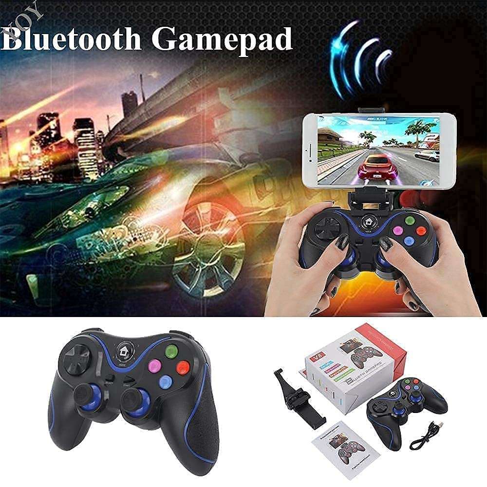 GET IN THE GAME V8 WIRELESS BLUETOOTH 4.0 GAMING CONTROLLER JOYSTICK FOR PC - 7,8,10 N 11 /TV BOX/SWITCH/LAPTOP/SMART PHONE ETC BLACK-RED [video game] 4