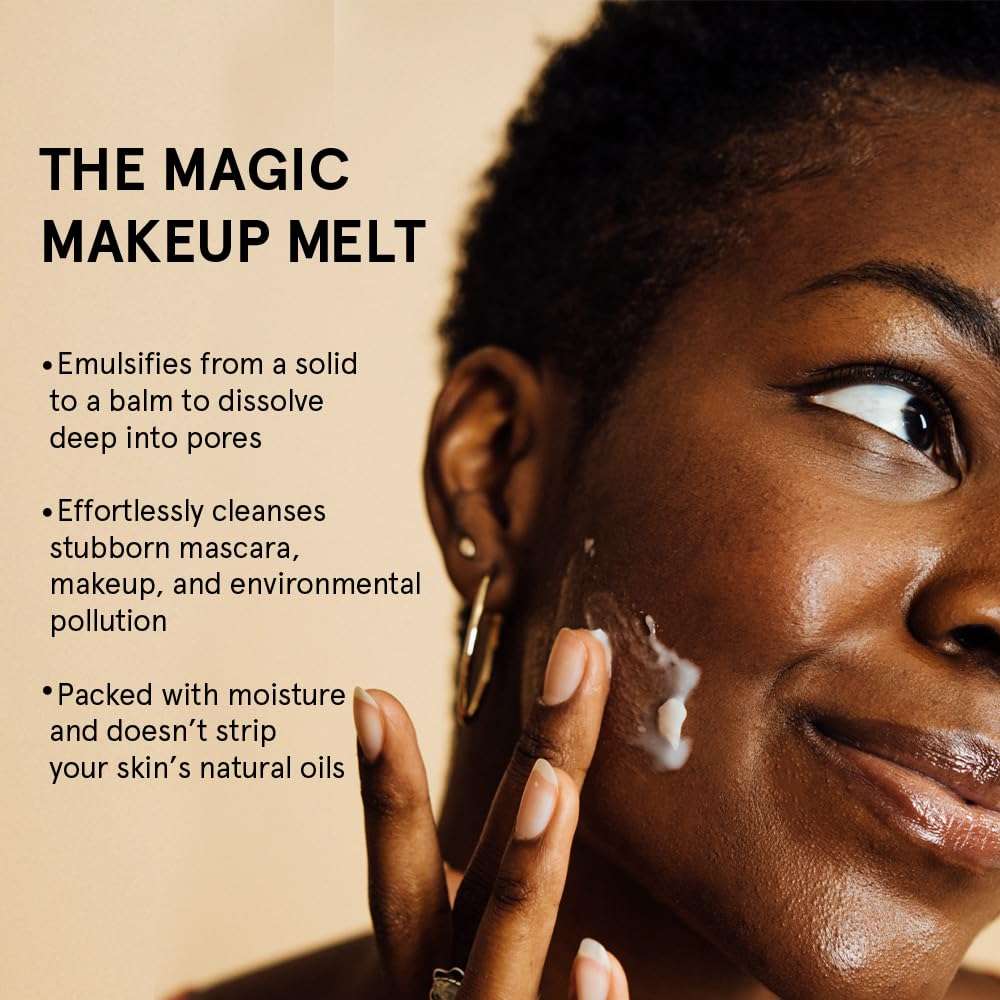 grace & stella Cleansing Balm - Oil-Based Makeup Remover - Gentle & Moisturizing Facial Cleanser, Non-Stripping Formula for Double Cleansing Heavy Makeup - Vegan Fragrance-Free Skincare (164g / 5.8oz) 5