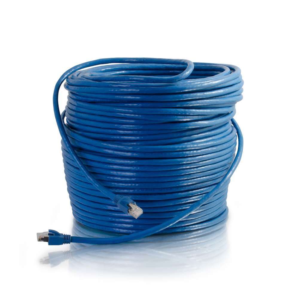 75ft Cat6 Snagless Solid Shielded Ethernet Network Patch Cable - Blue 1