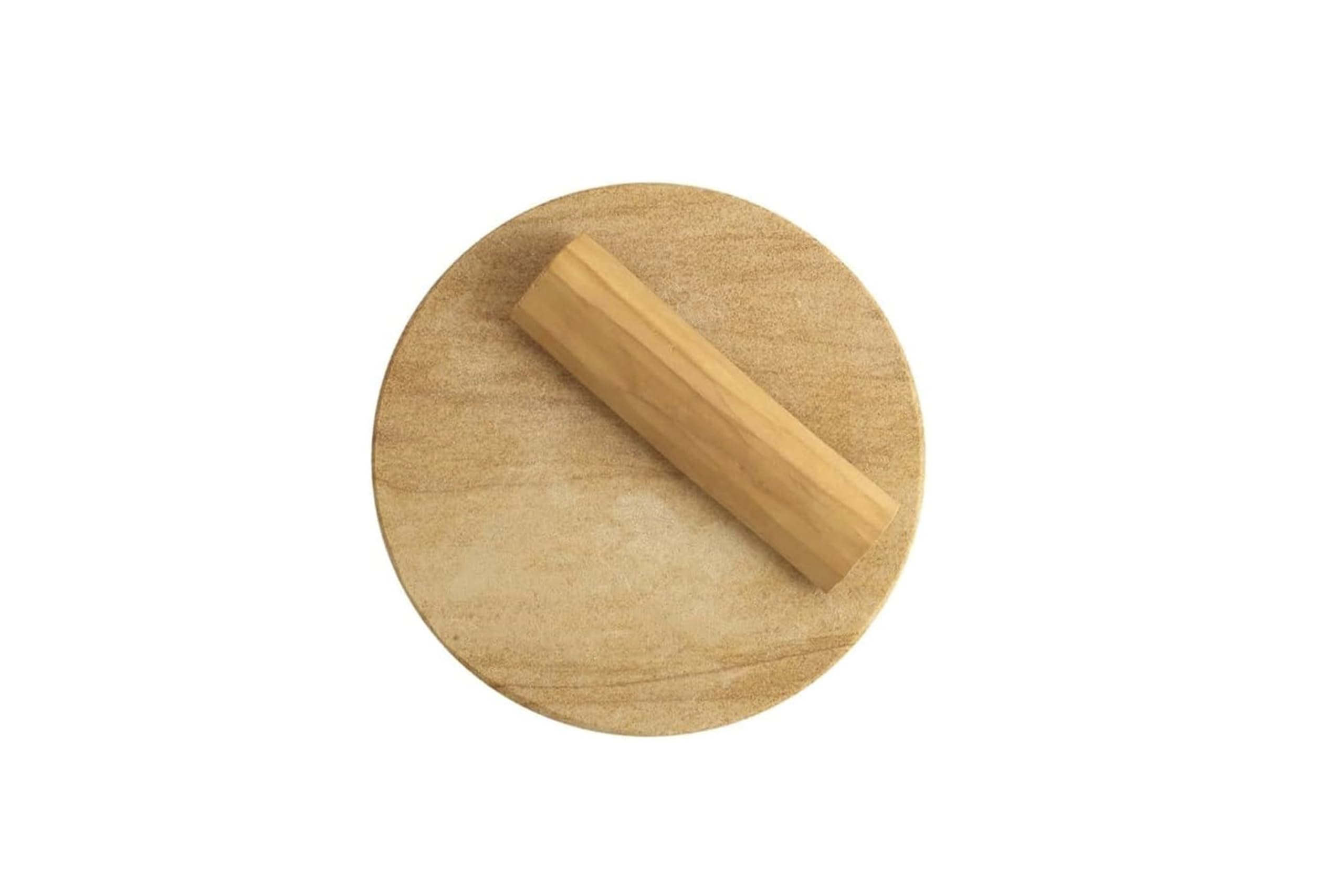 Top Trends® Chandan Pata Board with Original Chandan Stick | Sandalwood Pata Board with Original Sandalwood Stick | Sandalwood Rubbing Stone(Bord 5 inch Stick 70-80 gram Quality) 1